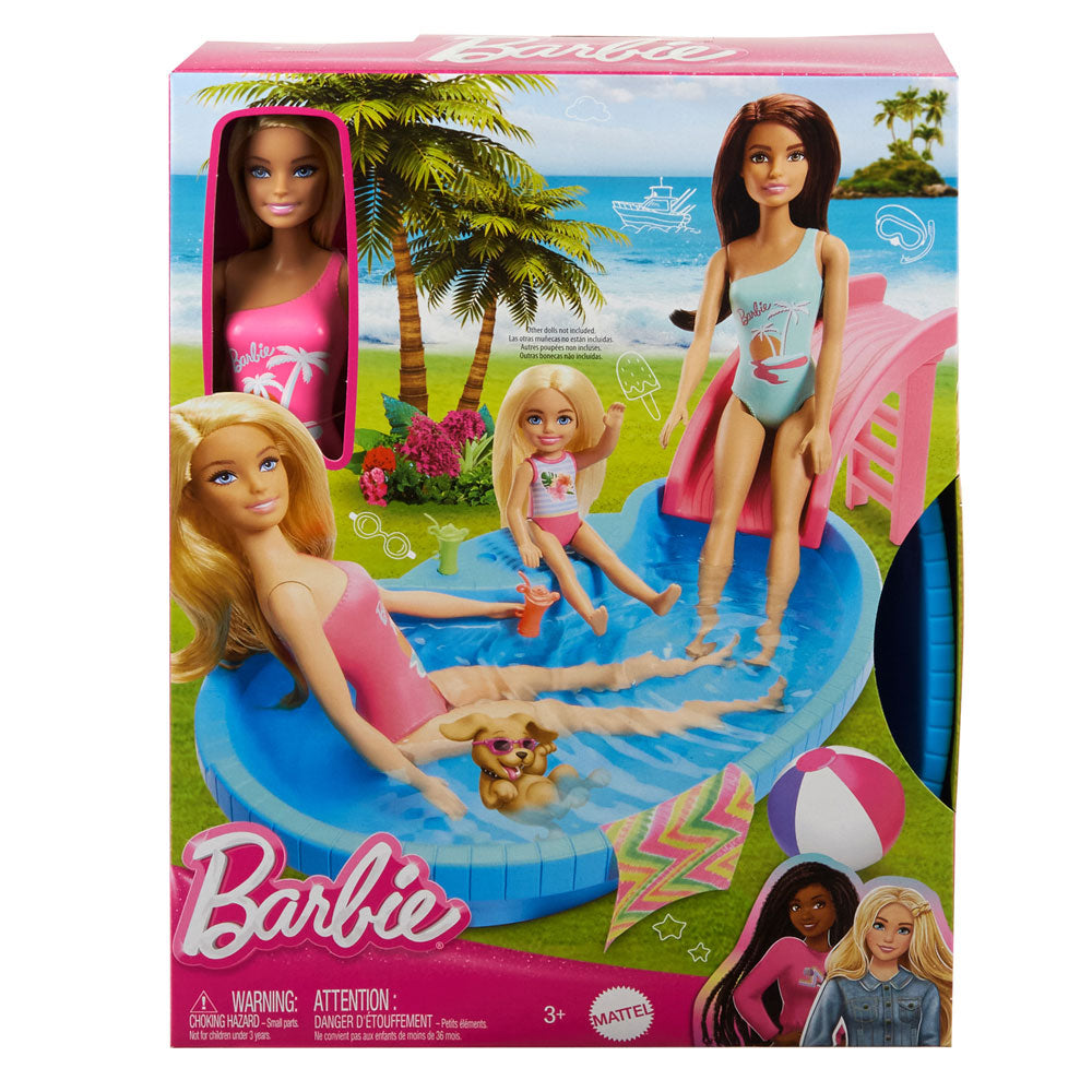 Barbie Alberca con Muñeca HRJ74: Set de juego - Edad 4+