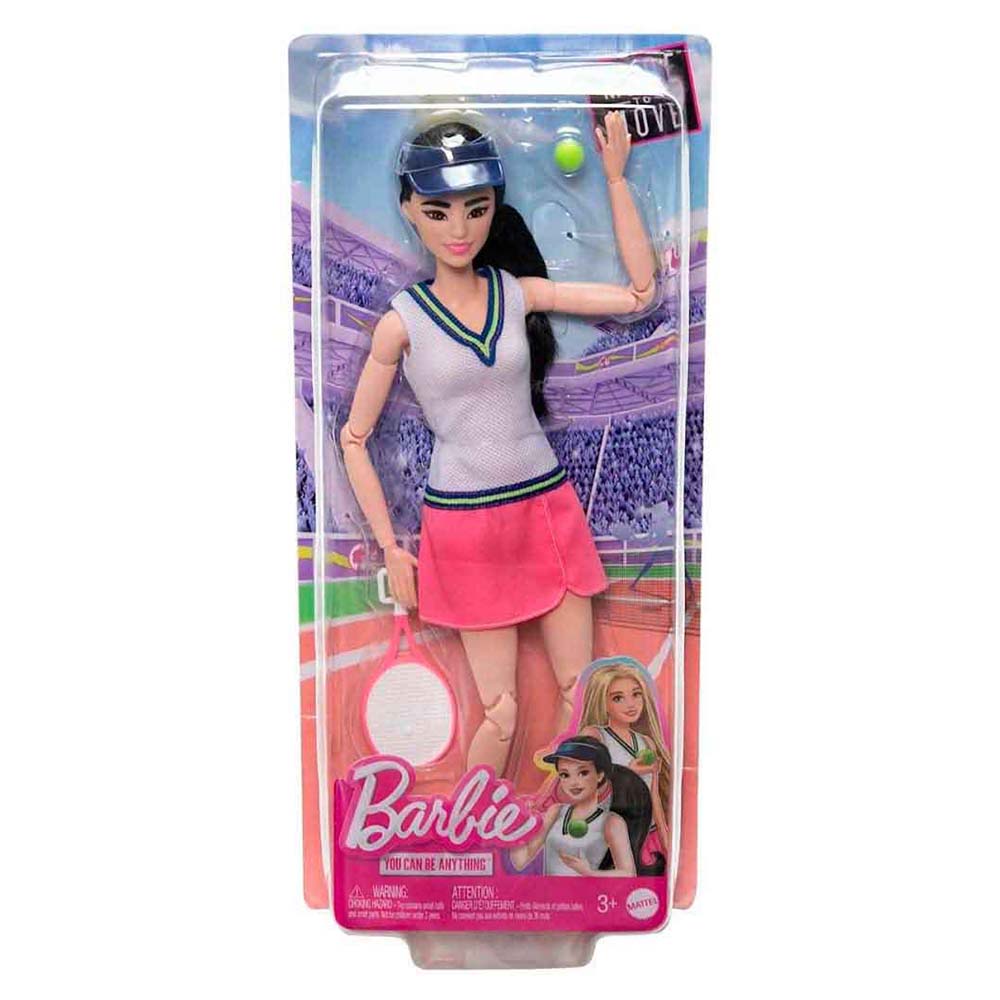Barbie Profesiones Deportistas Tennis HKT71: Muñeca - Edad 4+