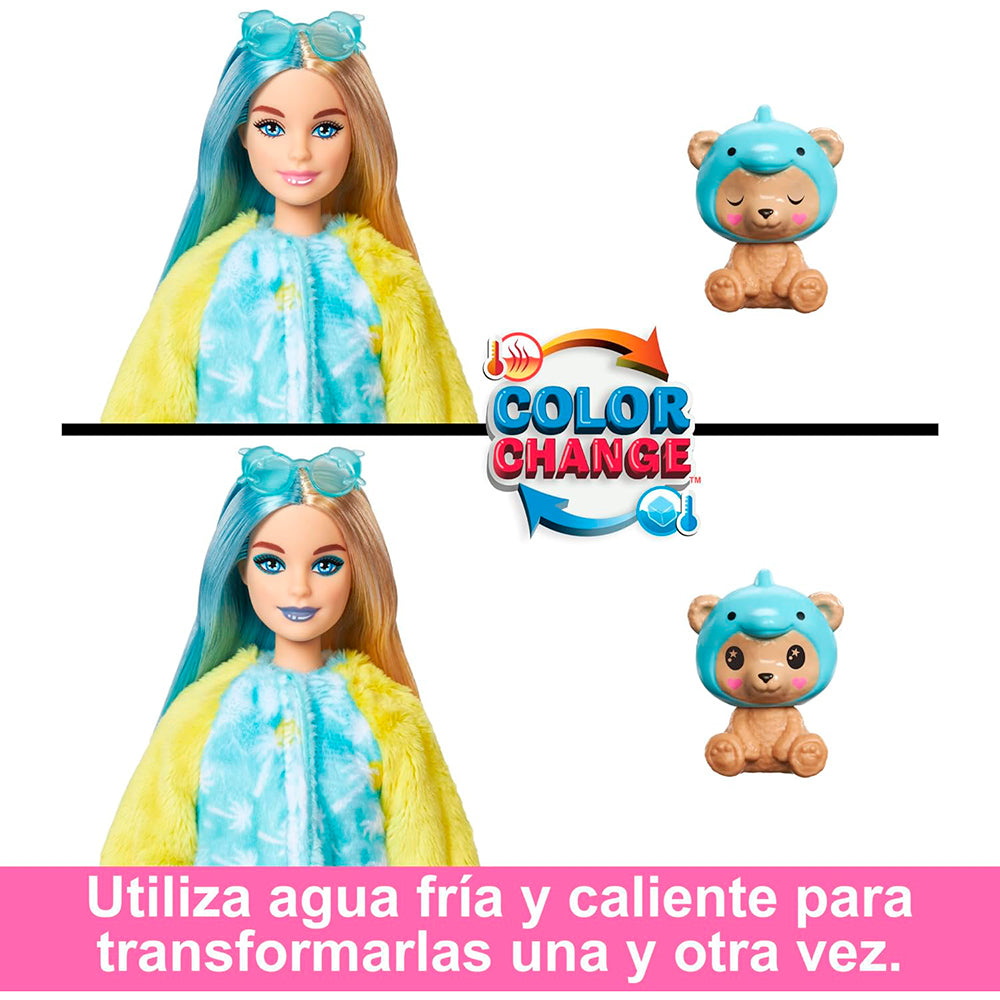 Barbie Cutie Reveal Disfraces Divertidos - Oso HRK22: Muñeca - Edad 3+