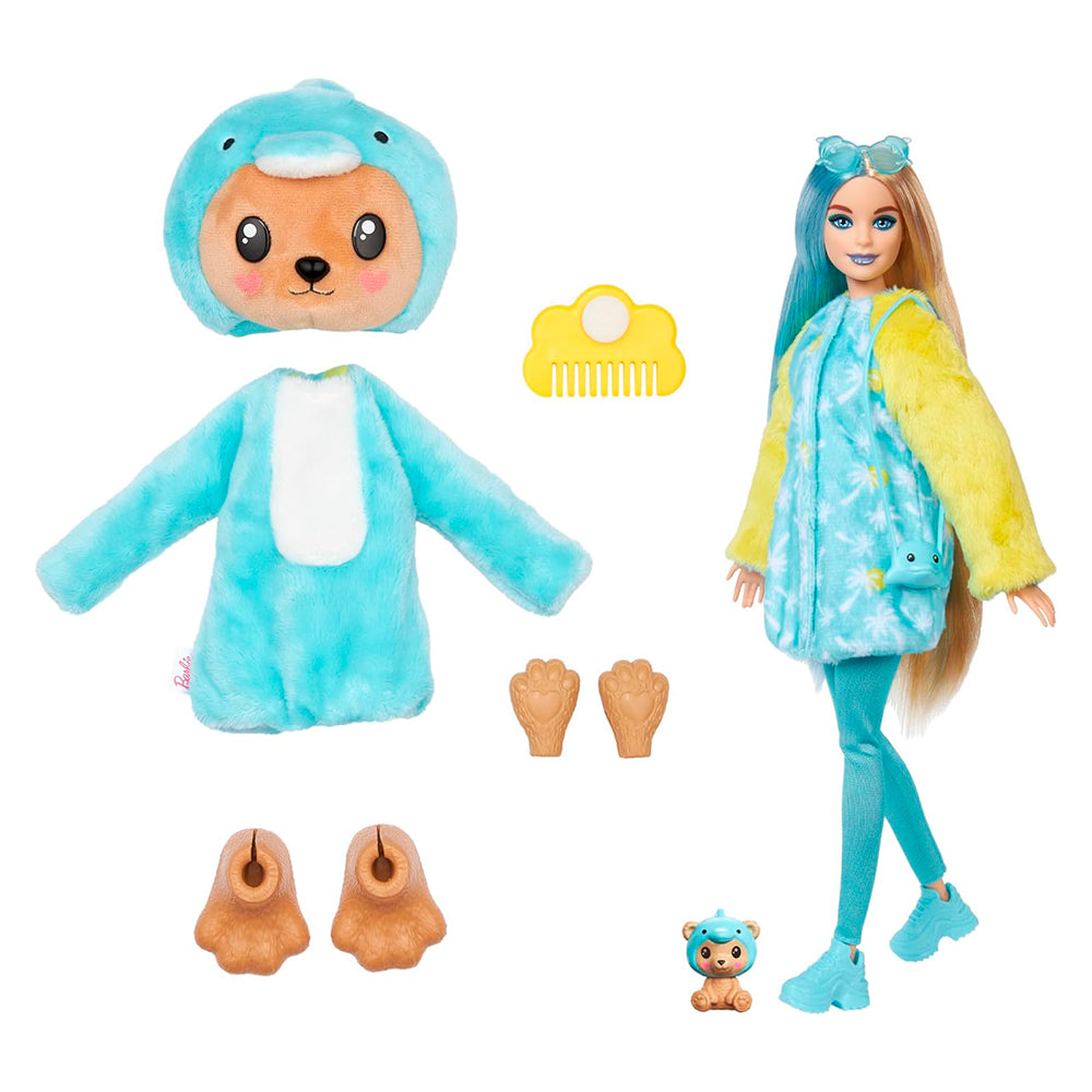 Barbie Cutie Reveal Disfraces Divertidos - Oso HRK22: Muñeca - Edad 3+