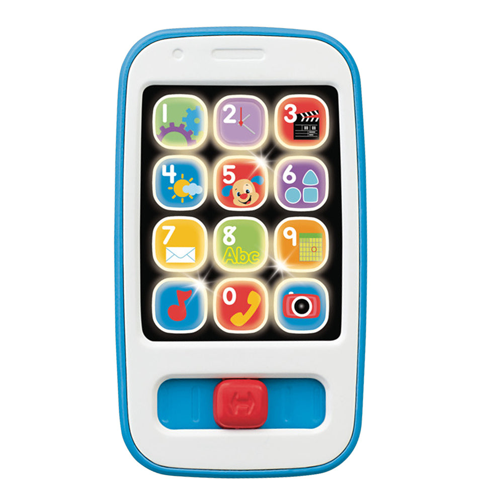 Fisher Price Ríe y Aprende Smartphone de Aprendizaje Azul HXB83 - Edad 6 meses+