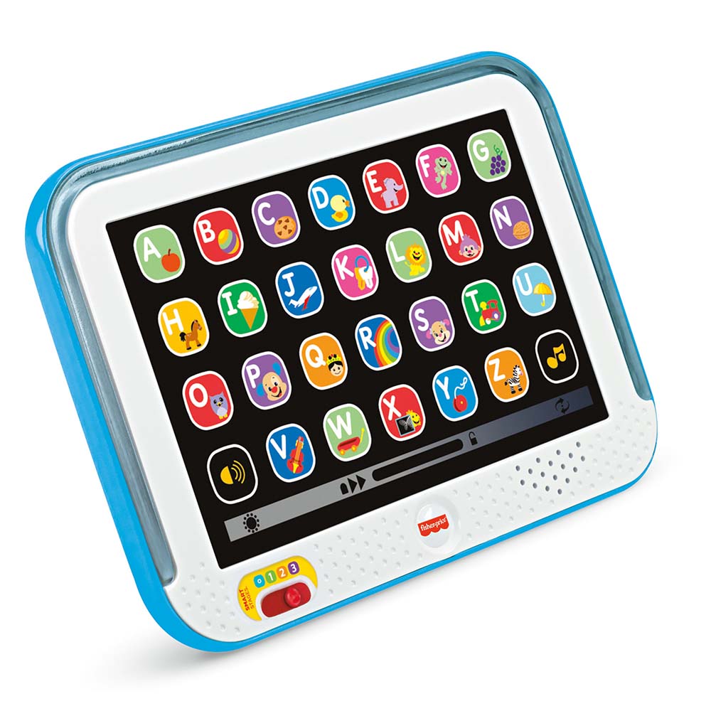 Fisher-Price Ríe y Aprende Tablet de Aprendizaje Crece Conmigo Azul HXB82 - Edad 9 meses+
