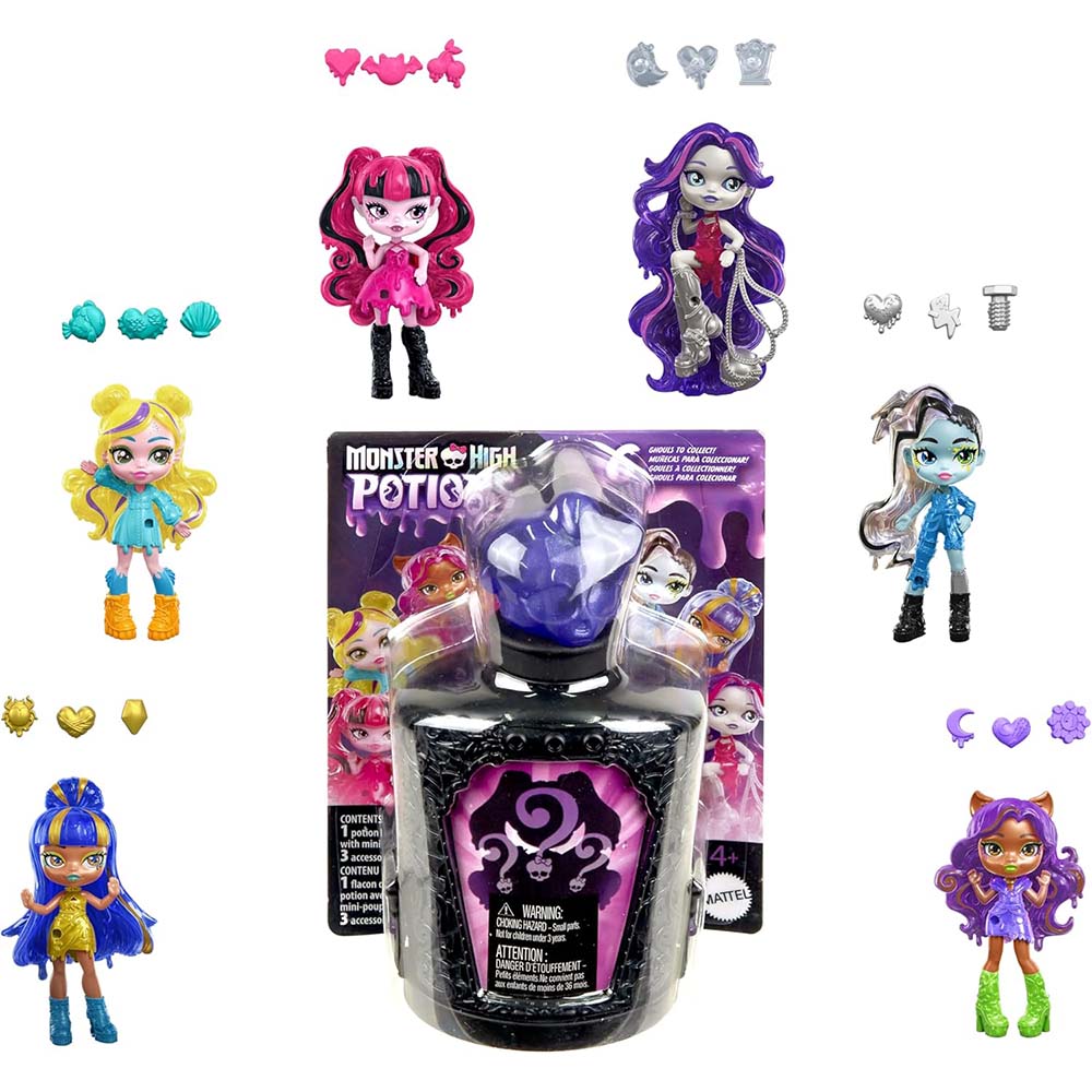 Monster High Potions Figuras Sorpresa HYB10: Coleccionable sorpresa