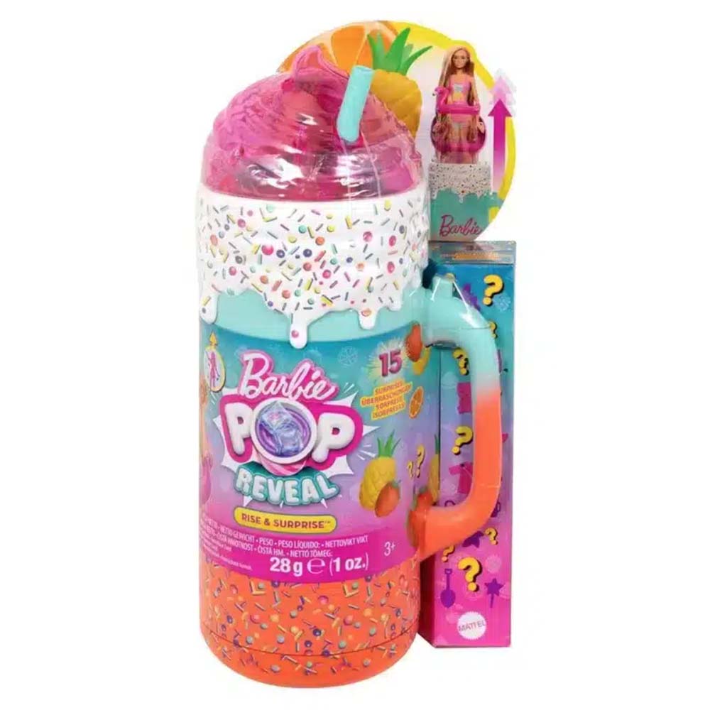 Barbie Pop Reveal Set de Smoothie Tropical HRK57 - Edad 3+