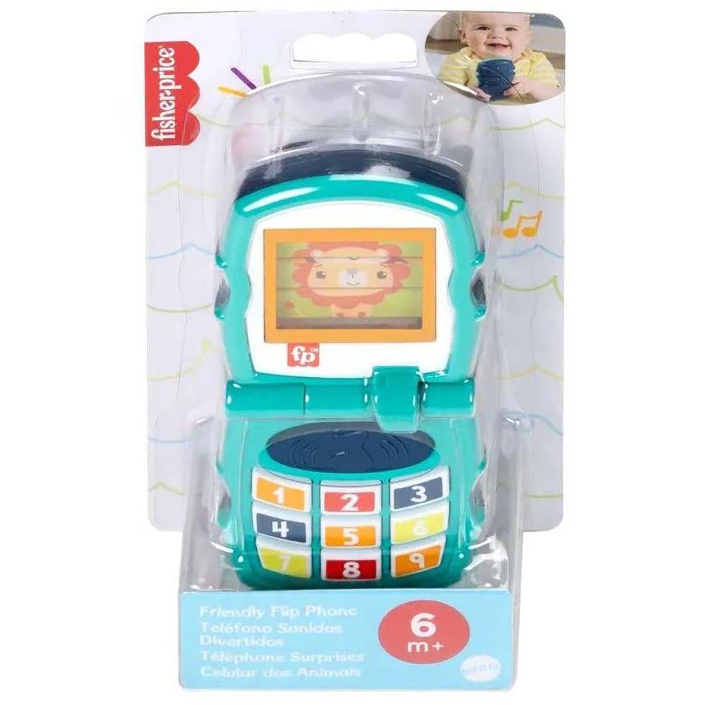 Fisher-Price Teléfono Sonidos Divertidos JFM72, juguetes didácticos