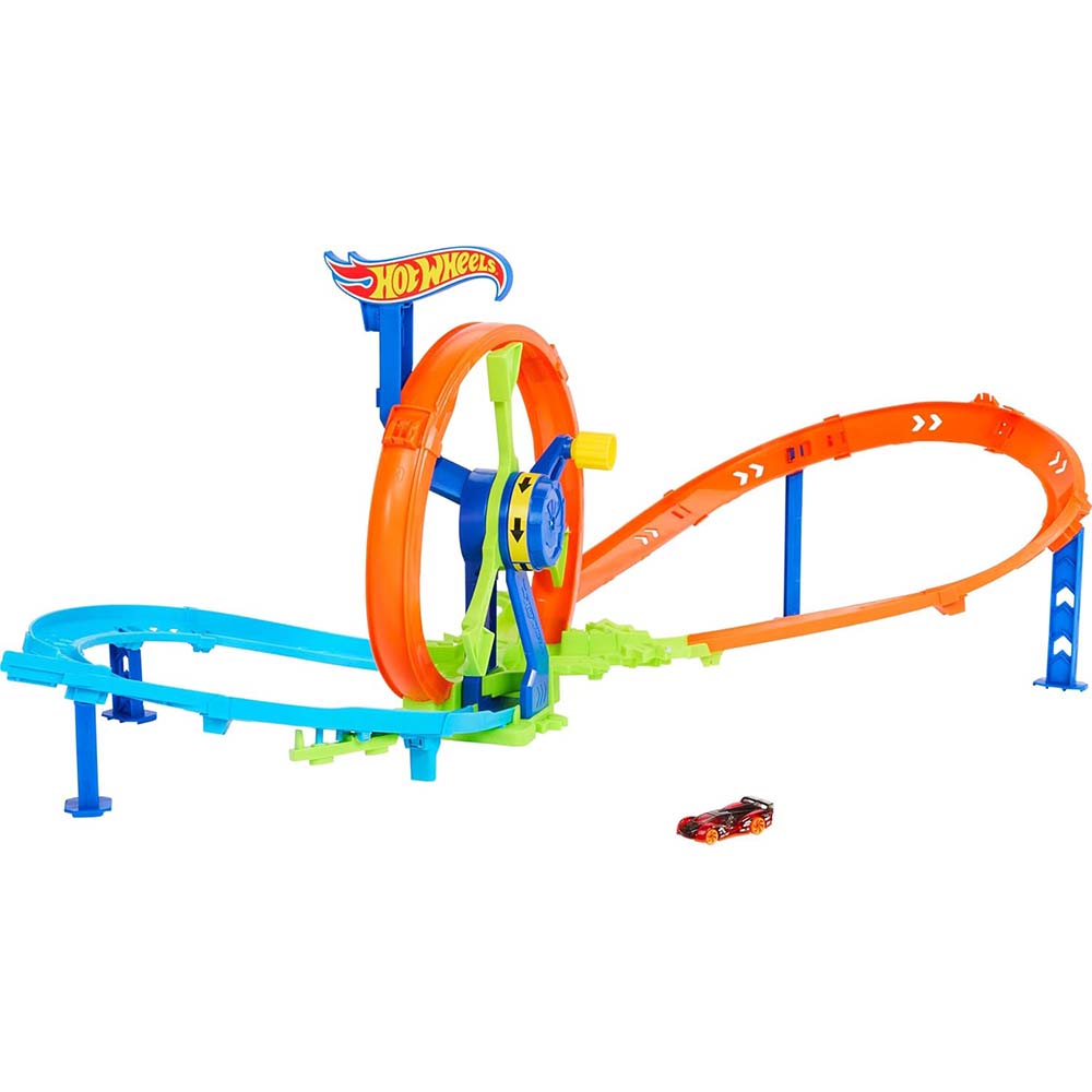 Hot Wheels Action Pista de Juguete Desafío Turbina de Acción JBX65 - Edad 3+