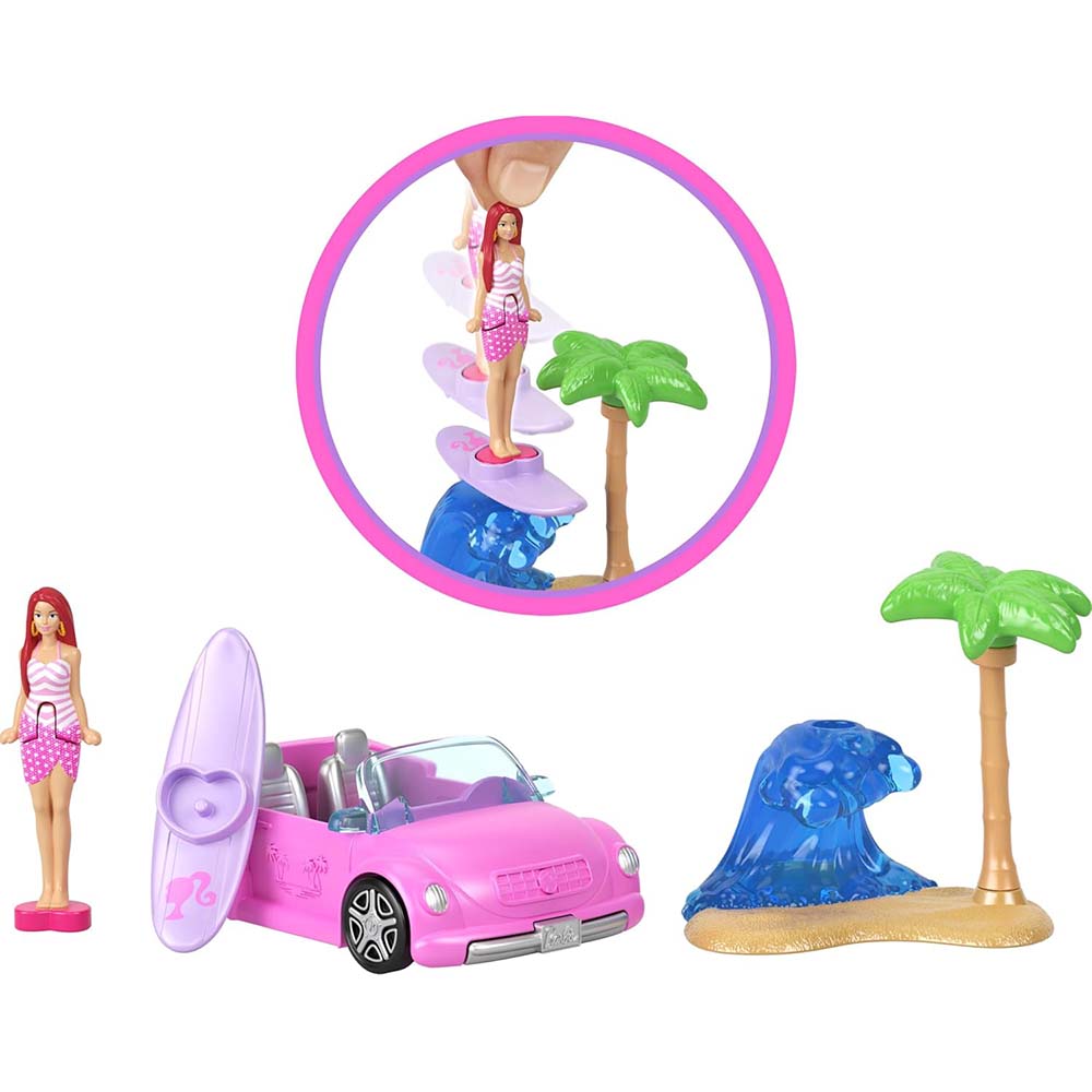Barbie Mini Barbieland Paquete de Vehículo para Muñecas JGL30: Muñeca - Edad 3+