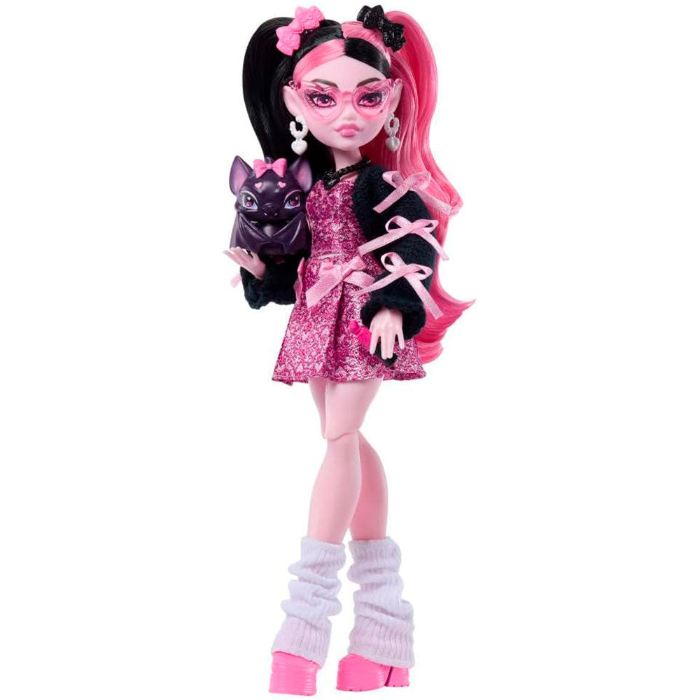 Monster High Looks Monstruosos Draculaura HPD53, muñecas y muñecos