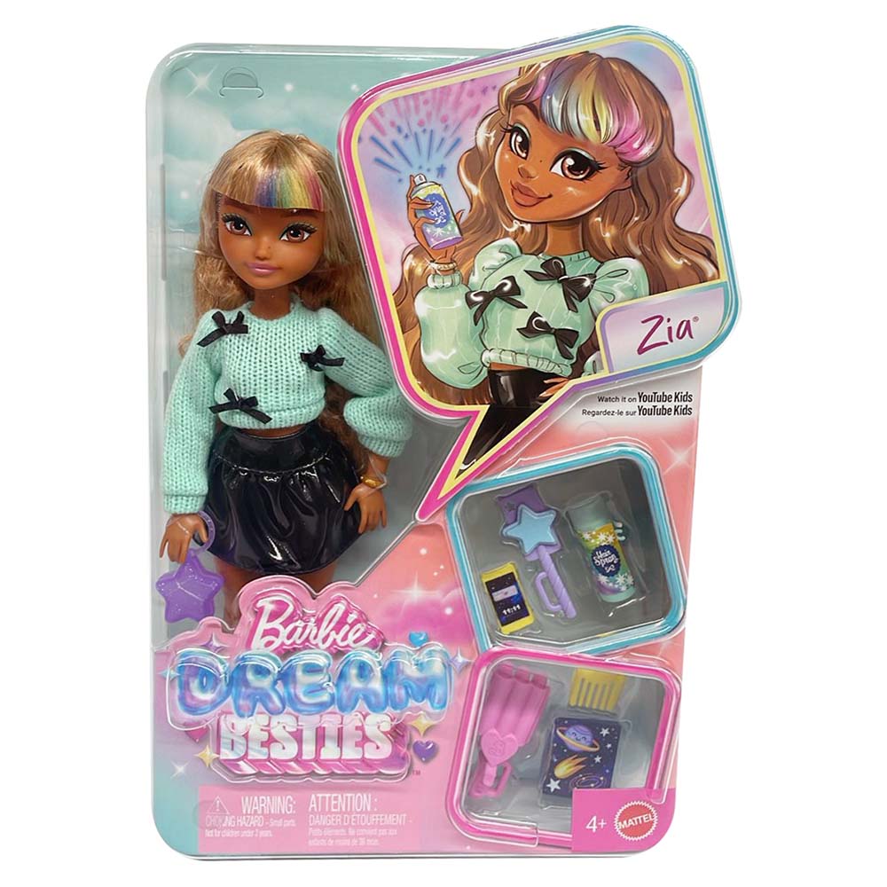 Barbie Dream Besties Muñeca Zia JGG36, muñecas y muñecos