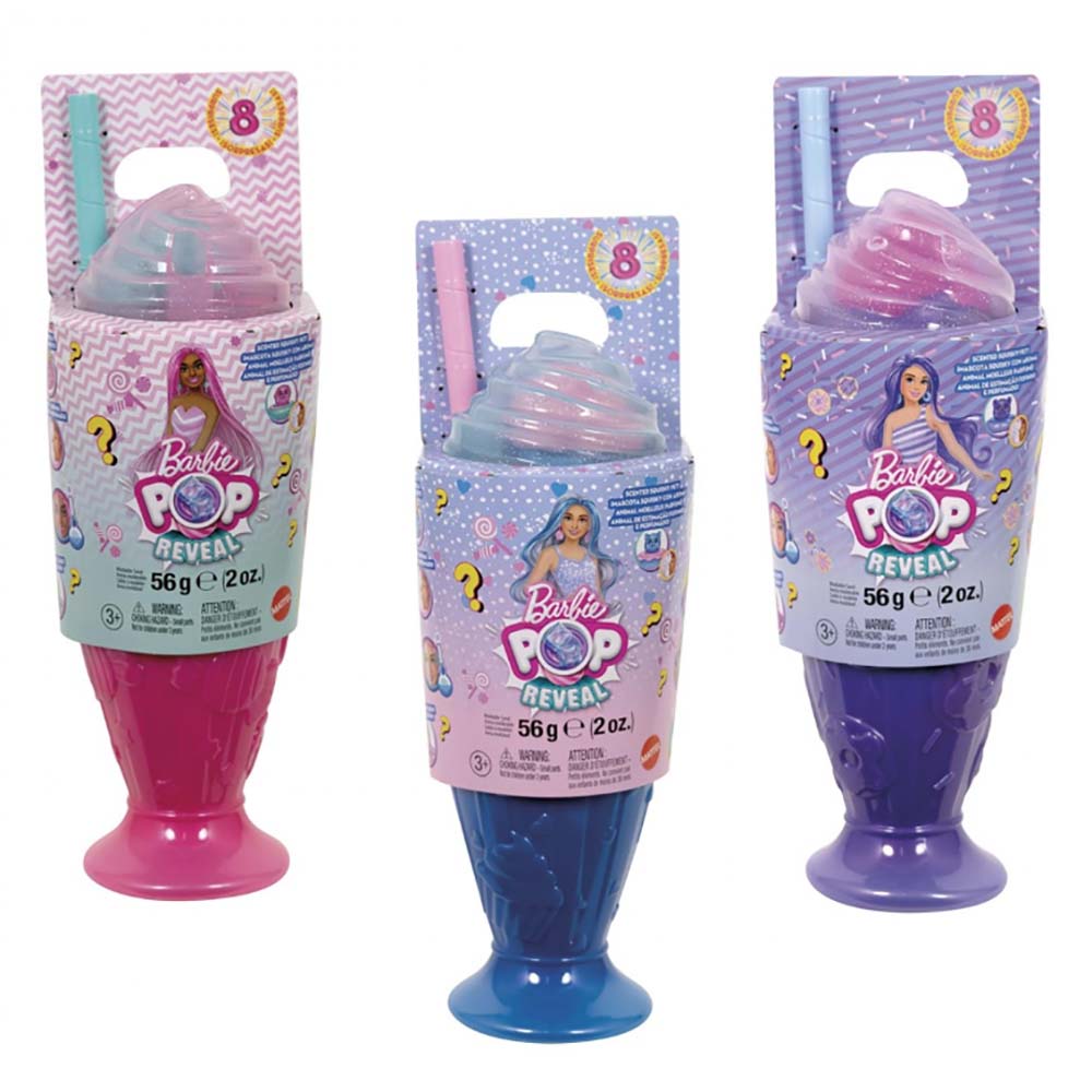 Barbie Pop Reveal Barbie Dulces Sorpresa Azul JFY00, muñecas y muñecos