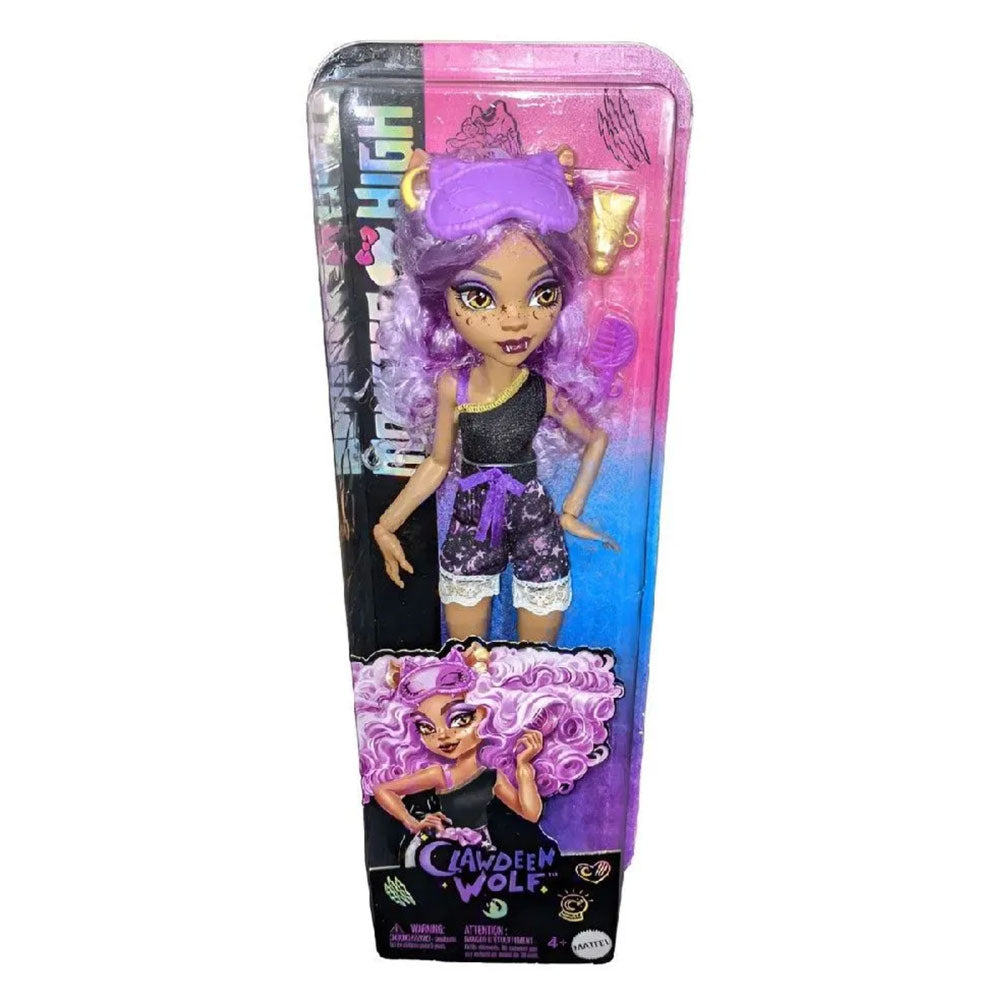 Monster High Pijamas Monstruosas Clawdeen JGM42: Muñeca - Edad 6+