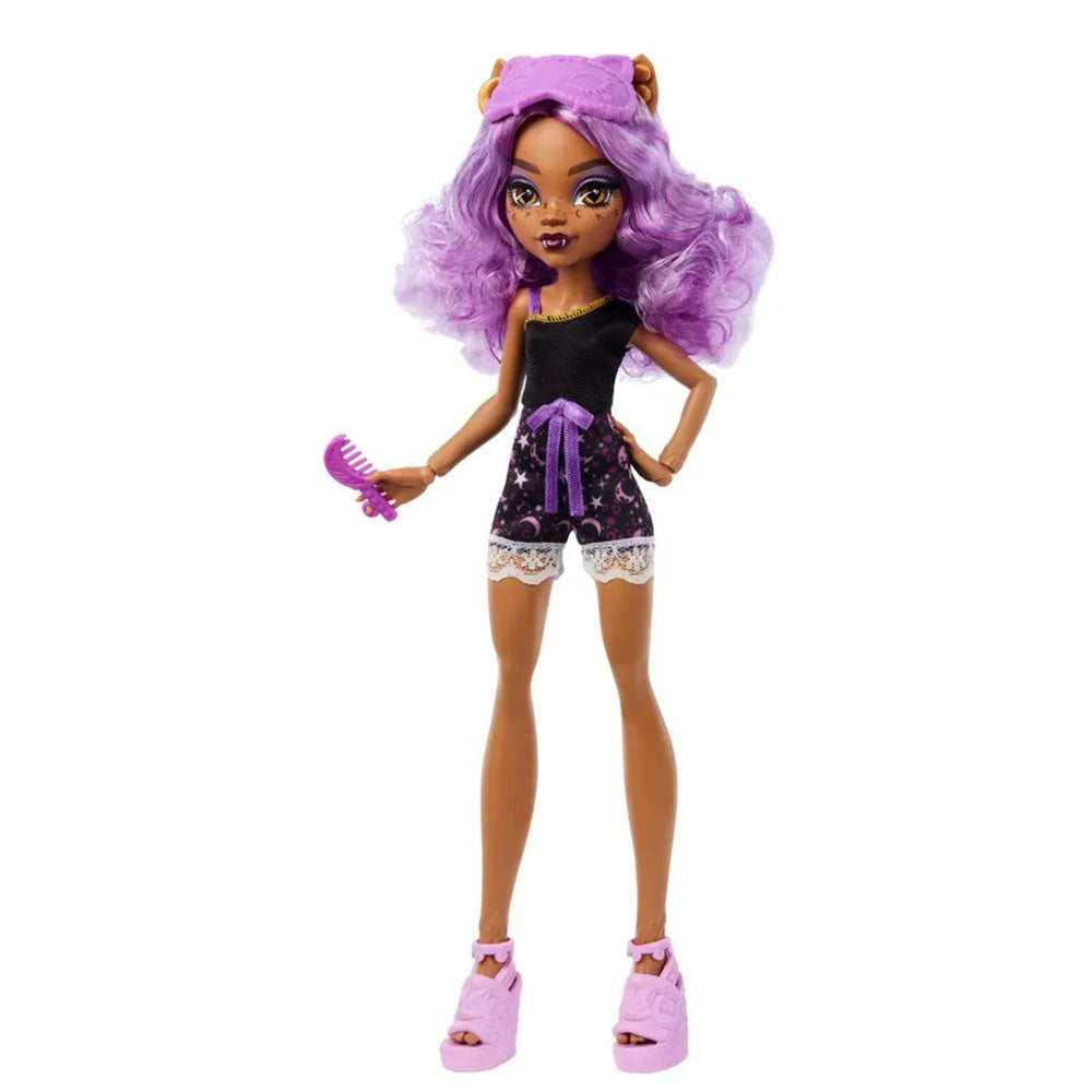 Monster High Pijamas Monstruosas Clawdeen JGM42: Muñeca - Edad 6+