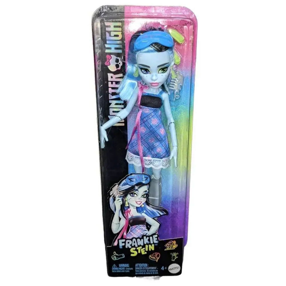 Monster High Pijamas Monstruosas Frankie JGM42: Muñeca - Edad 6+