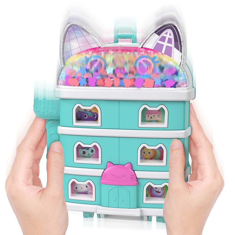 Polly Pocket Set de Juego Compacto Gabby's Dollhouse JFV02, sets de juego