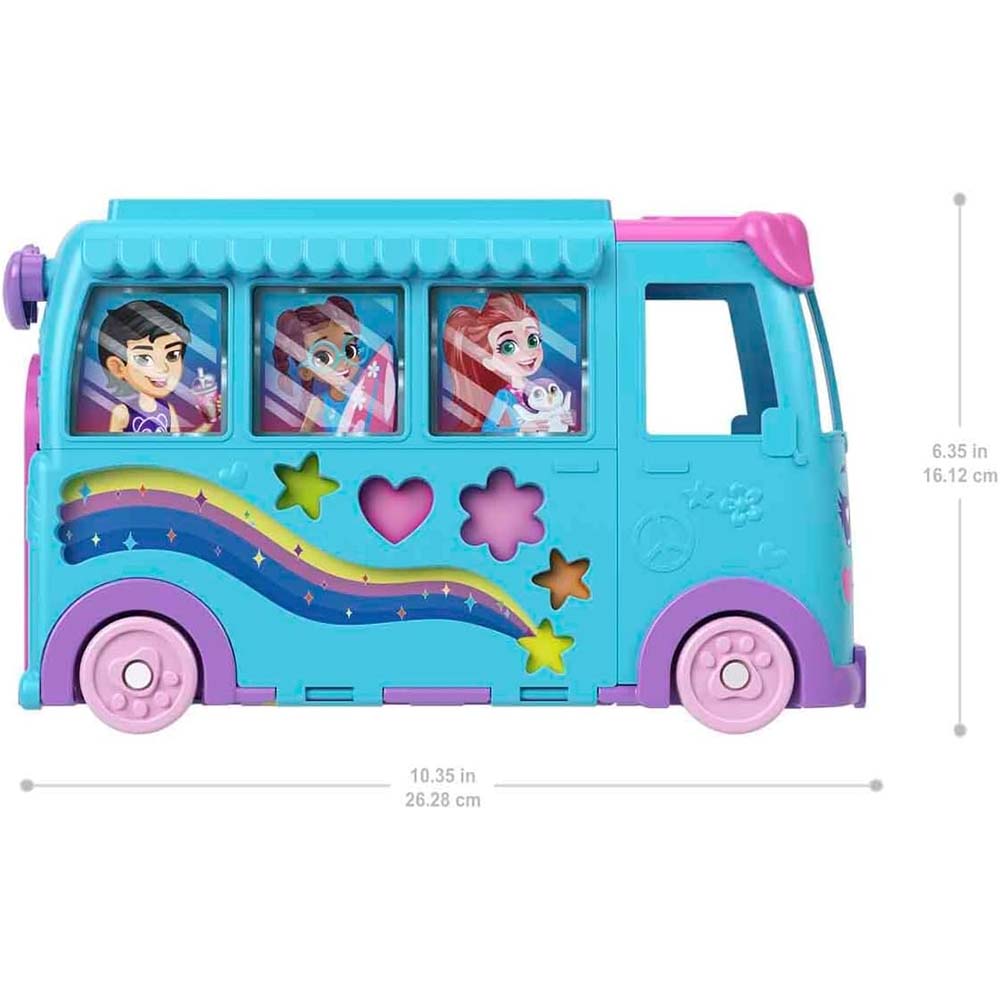 Polly Pocket Aventura Sobre Ruedas con Mascotas JCC22, sets de juego