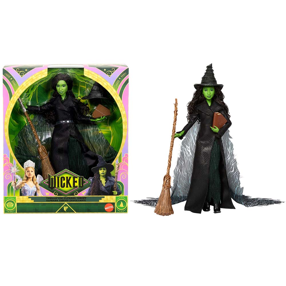 Wicked: For Good Muñeca Elphaba Deluxe JFM12, muñecas y muñecos