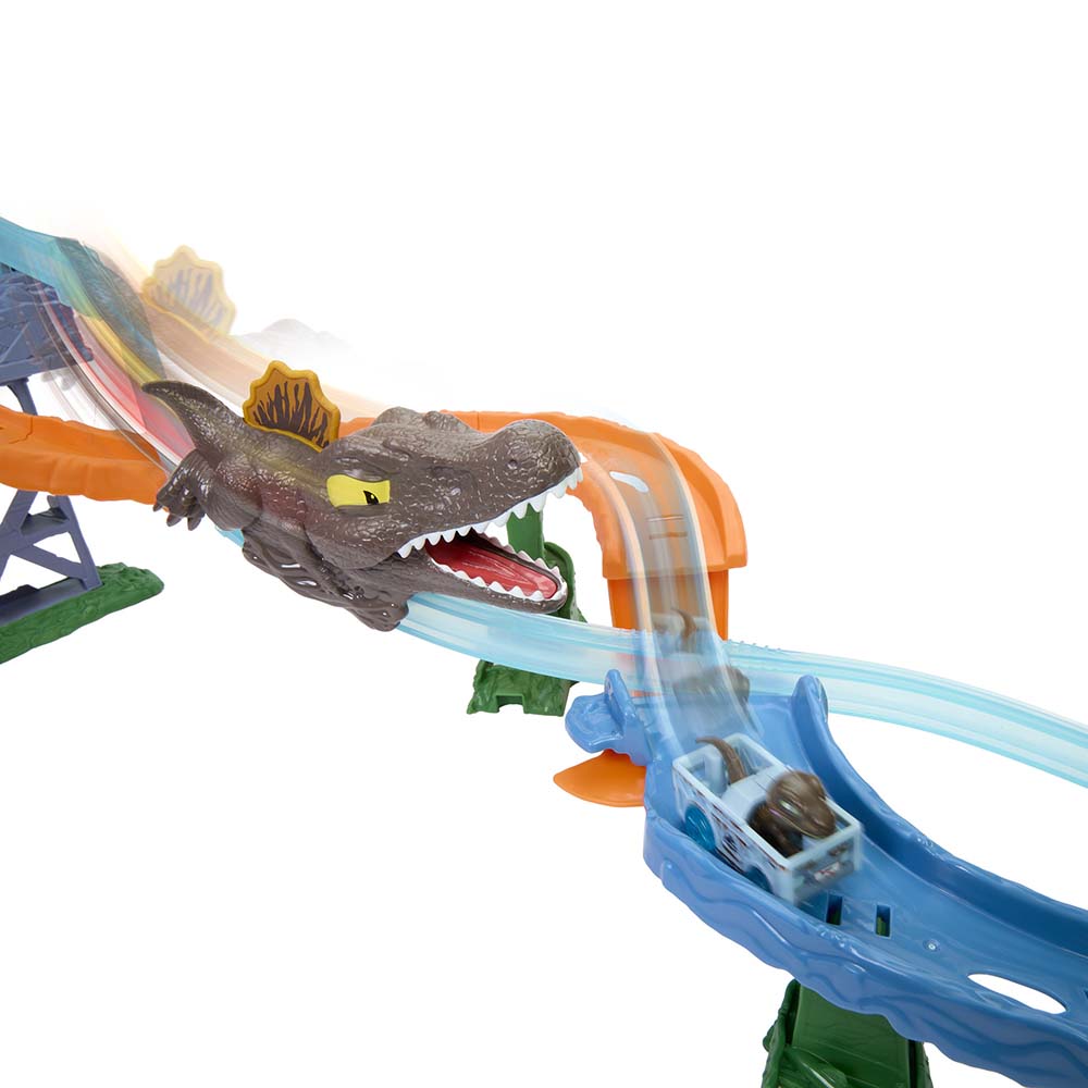 HW Raceverse Jurassic World Crash & Splash Track Set JFP32, pistas y sets de vehículos