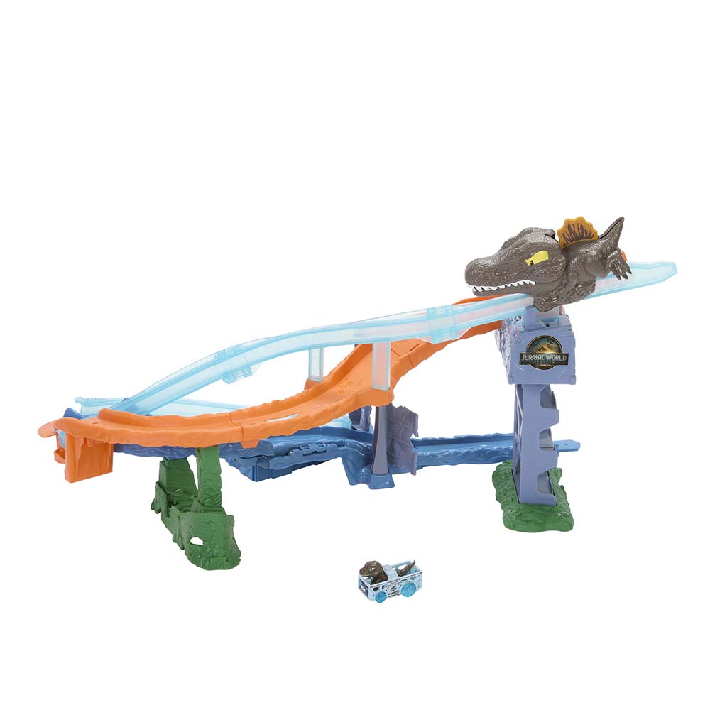 HW Raceverse Jurassic World Crash & Splash Track Set JFP32, pistas y sets de vehículos