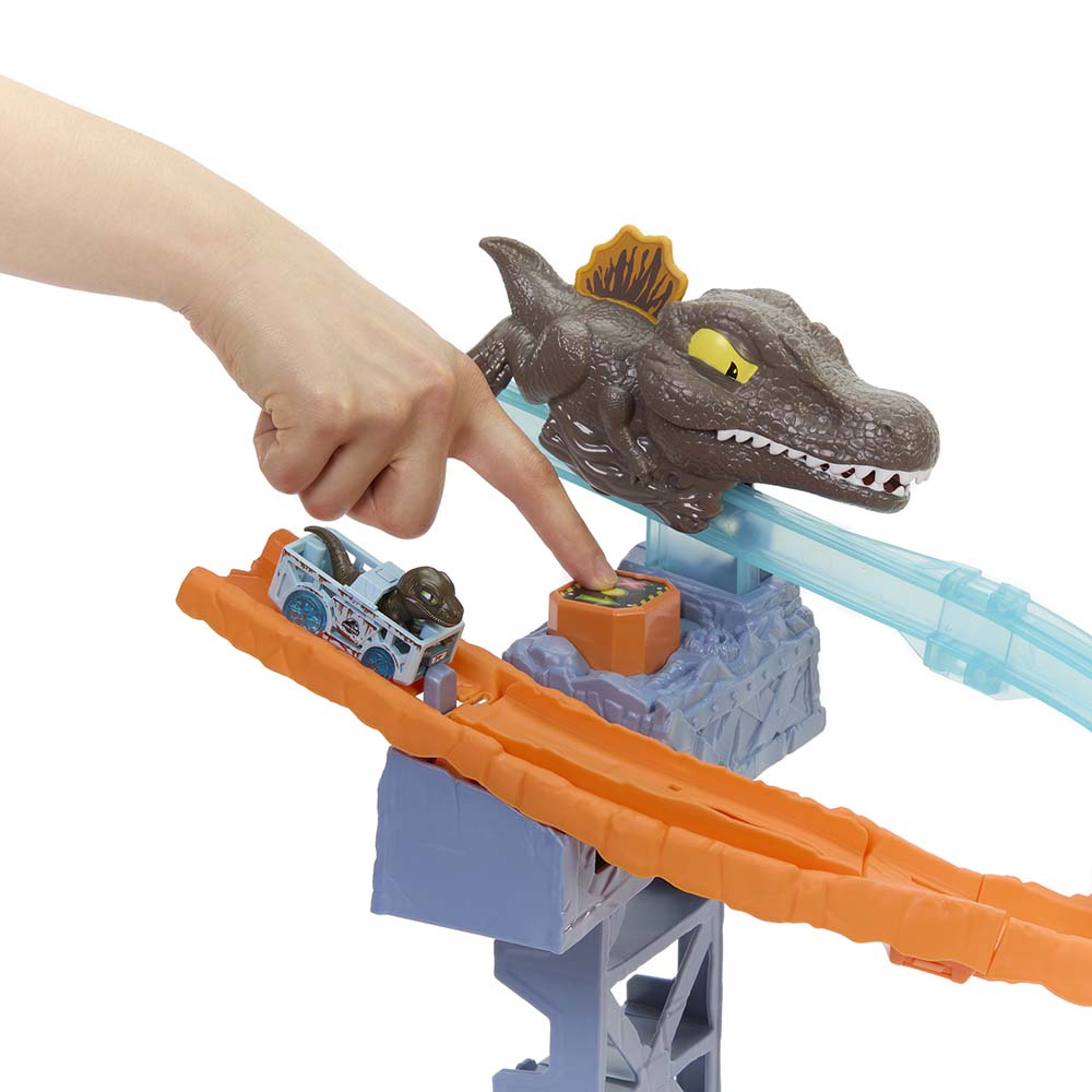 HW Raceverse Jurassic World Crash & Splash Track Set JFP32, pistas y sets de vehículos
