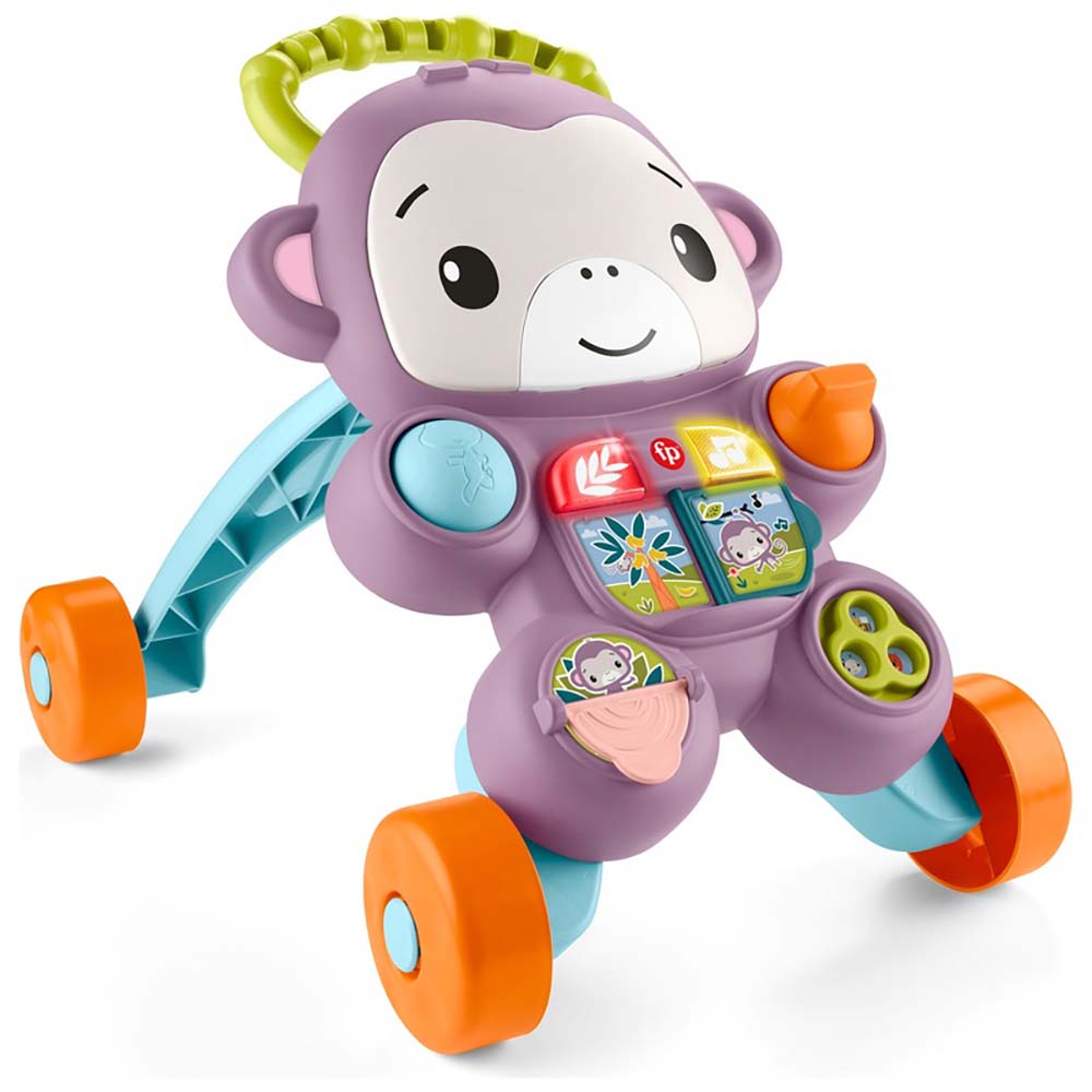 FP Andador de Aprendizaje Monito Morado Primeros Pasos JGW90, andaderas infantiles