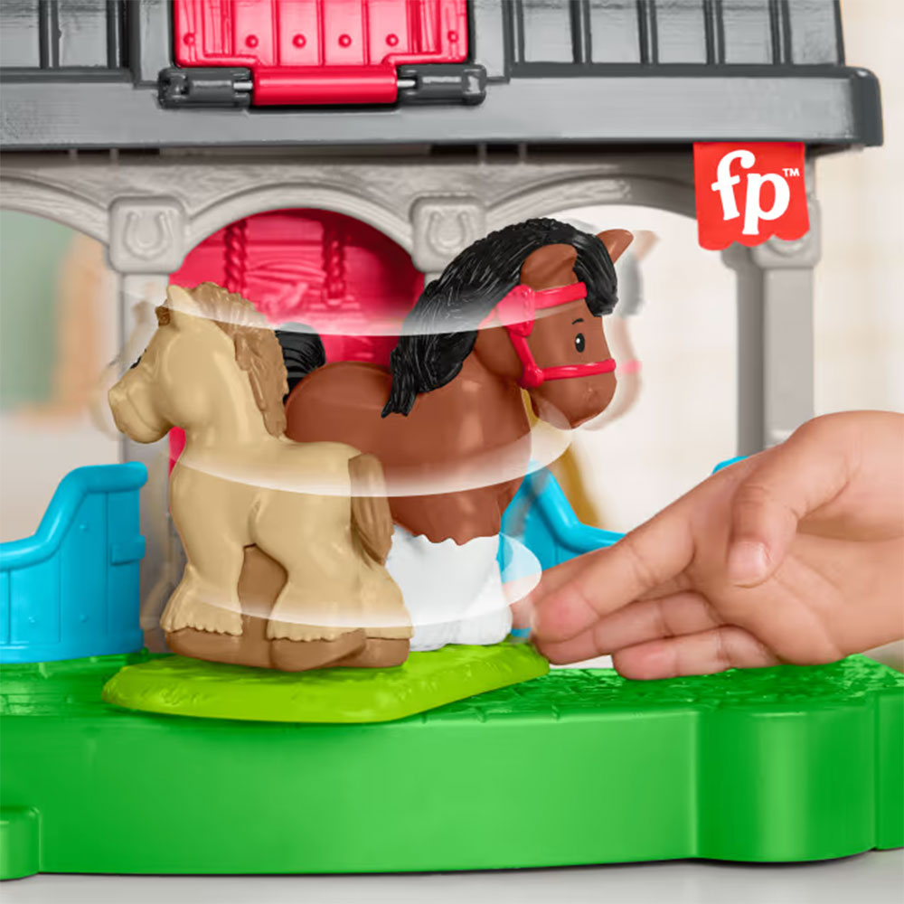 Fisher Price Little People Establo de Animalitos HWR84, juguetes para primera infancia