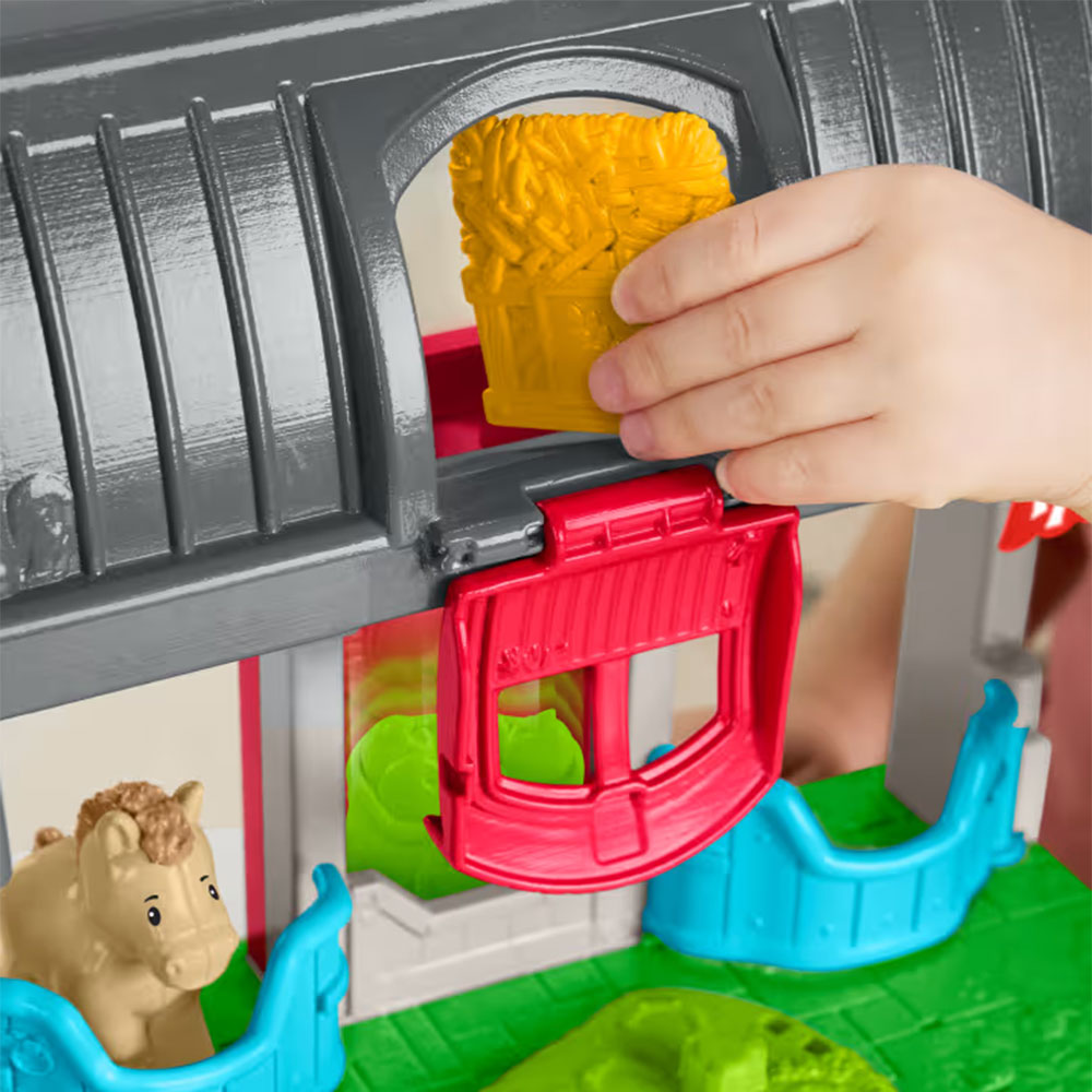 Fisher Price Little People Establo de Animalitos HWR84, juguetes para primera infancia