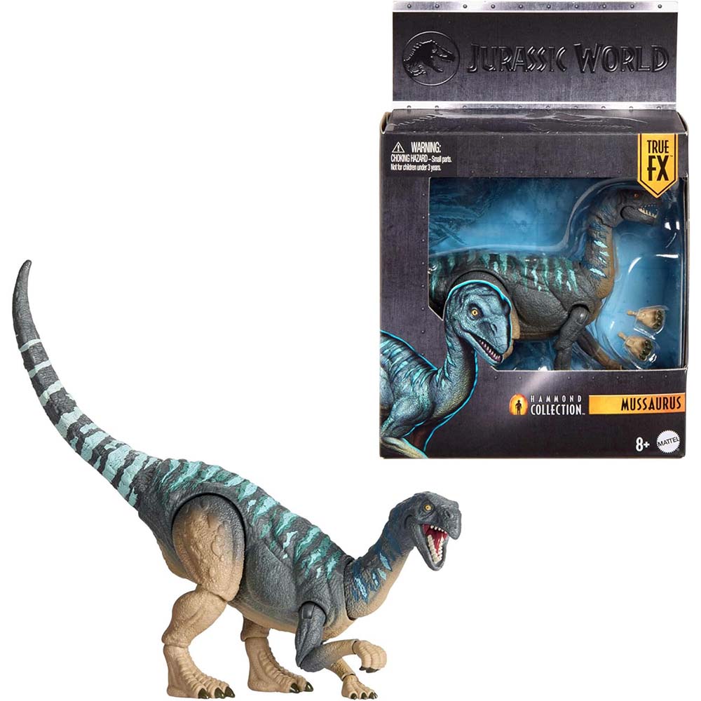 Jurassic World Hammond Collection Mussaurus HFG54, figuras de acción