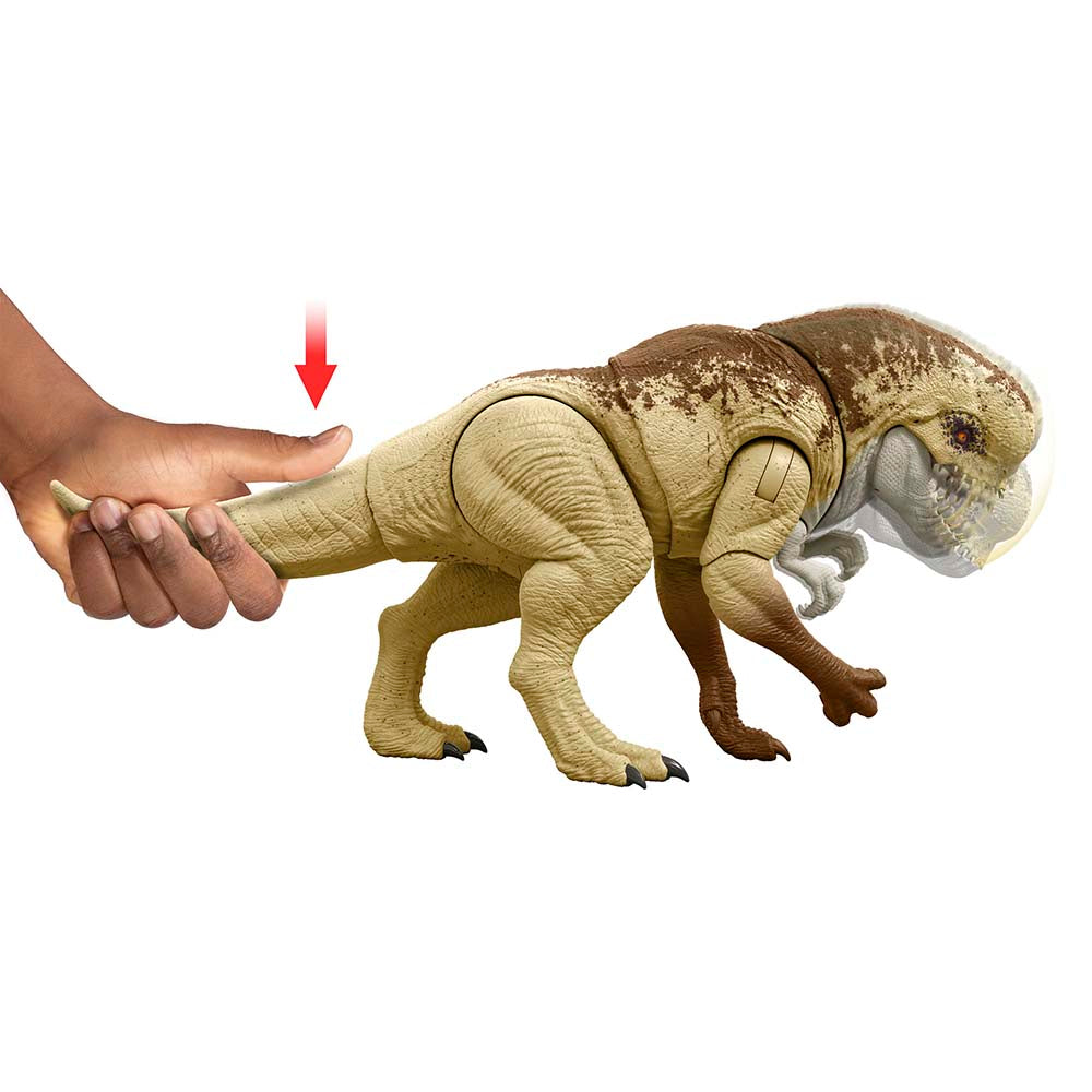 Jurassic World Rebirth Rumble 'n Rampage Distortus Rex JGB58, figuras de acción