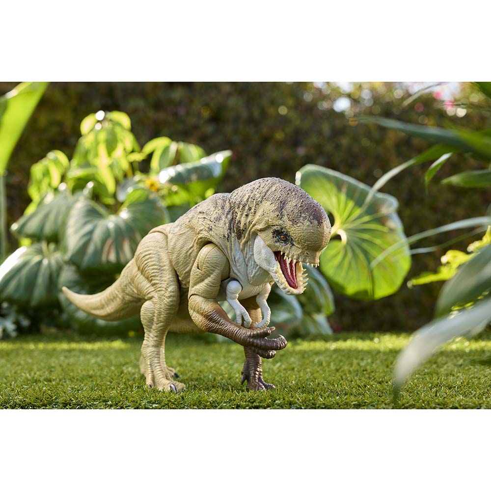 Jurassic World Rebirth Rumble 'n Rampage Distortus Rex JGB58, figuras de acción