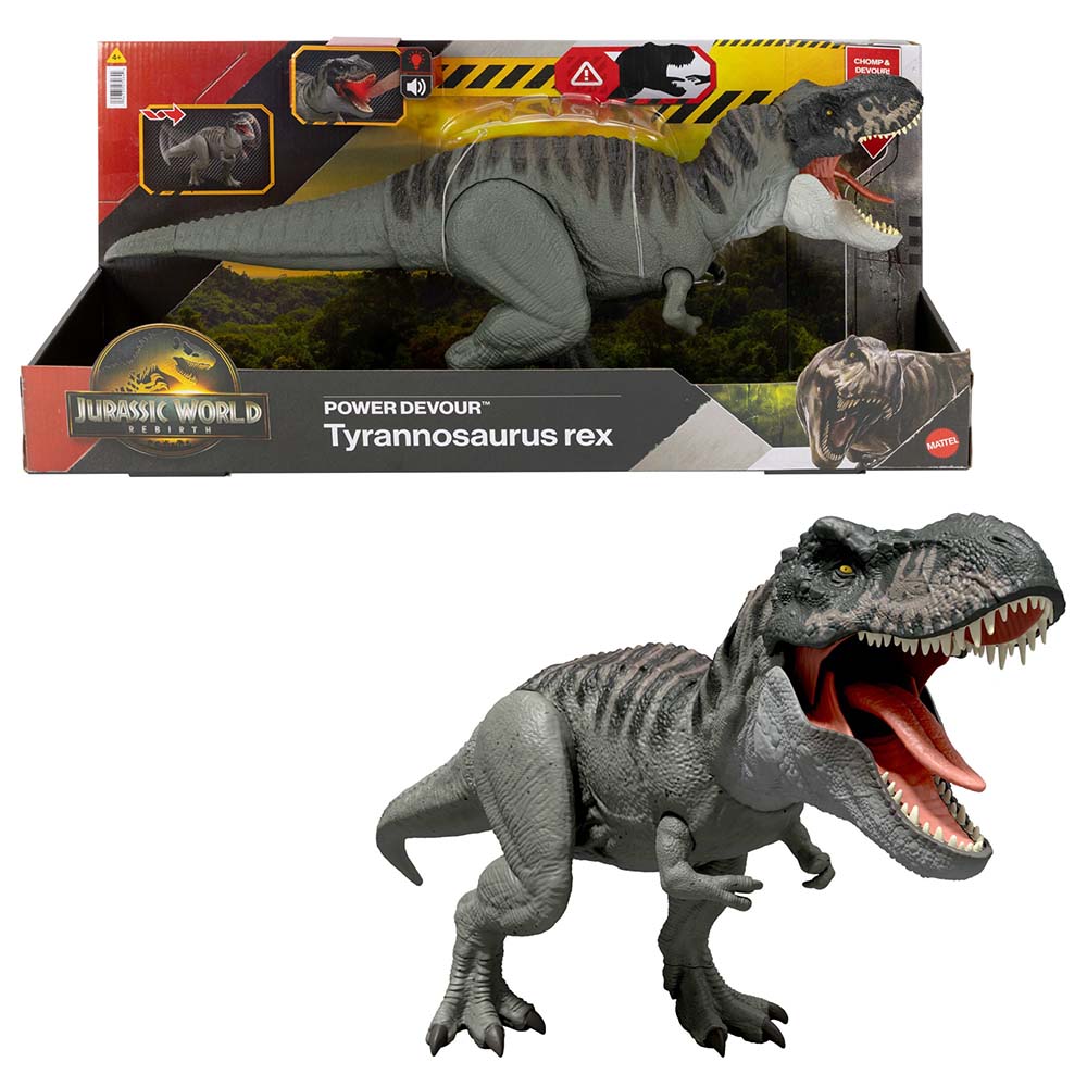Jurassic World Rebirth T-Rex Figura T-Rex JCH02, figuras de acción