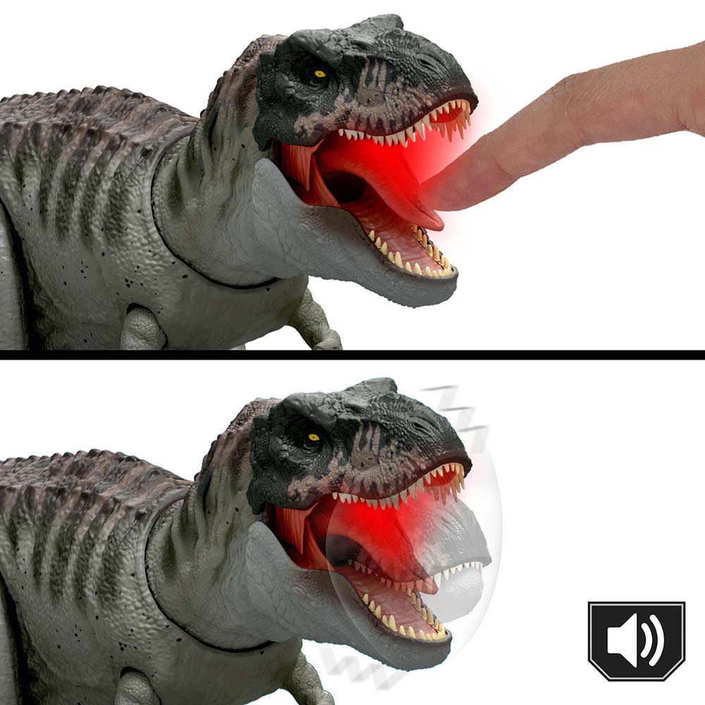 Jurassic World Rebirth T-Rex Figura T-Rex JCH02, figuras de acción