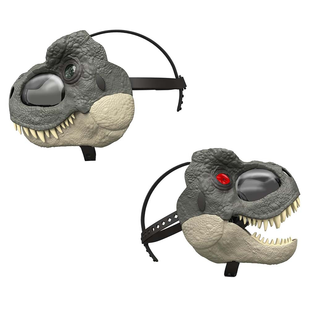 Jurassic World Máscara de T-Rex ¡Acción de Aventura! JCH04, accesorios de juego de rol