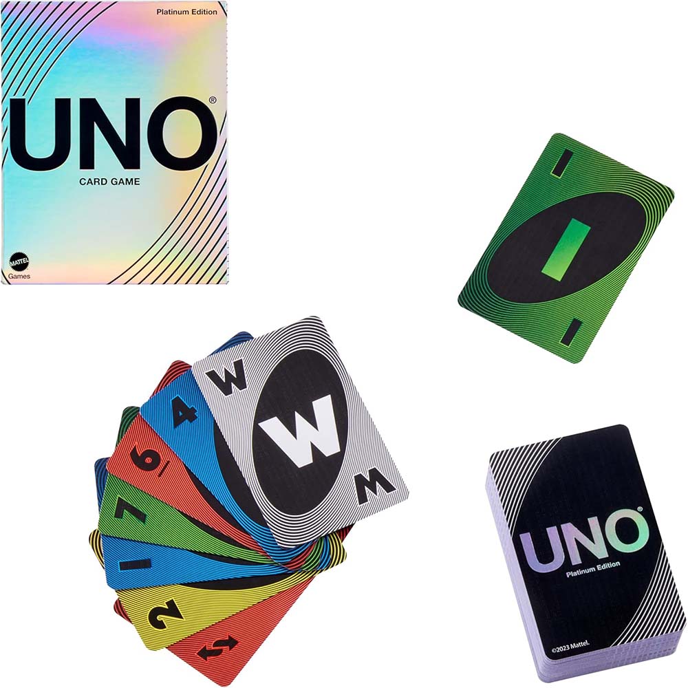 UNO Platinum Edition – Juego de Cartas Premium HPY61, juegos de cartas