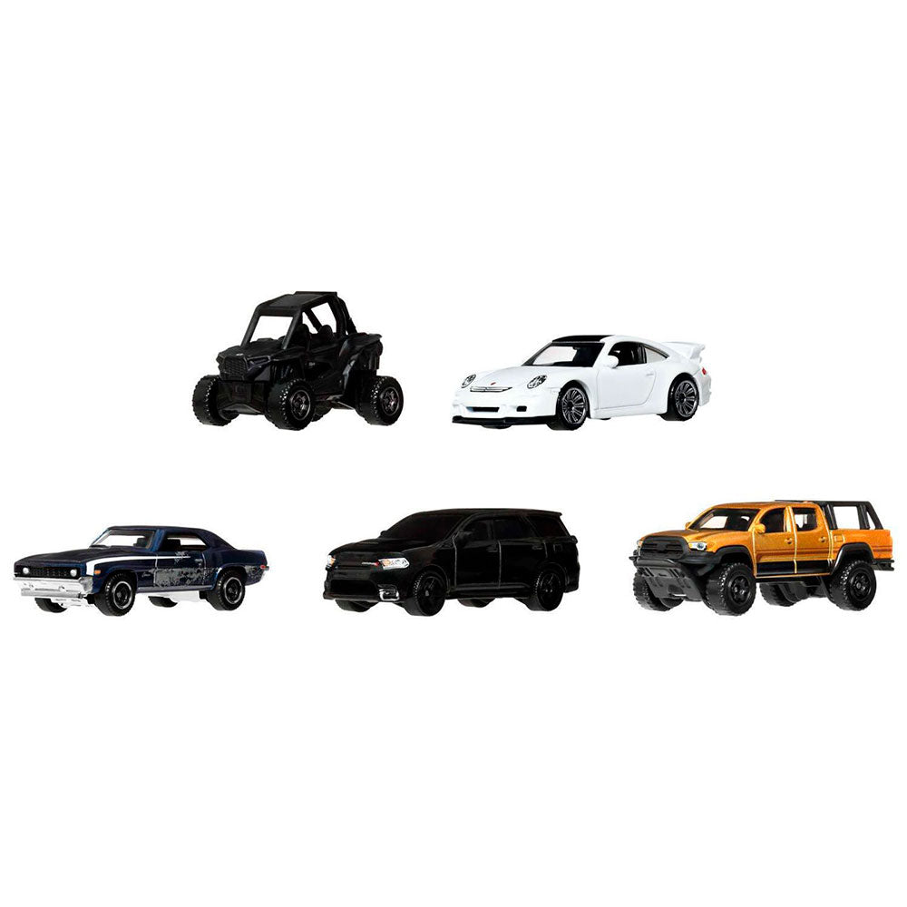 Matchbox The Movie 5 Pack: Set de Villanos 5 Vehículos de Metal a Escala 1:64 Autos y Vehículos de Acción - Edad 3+