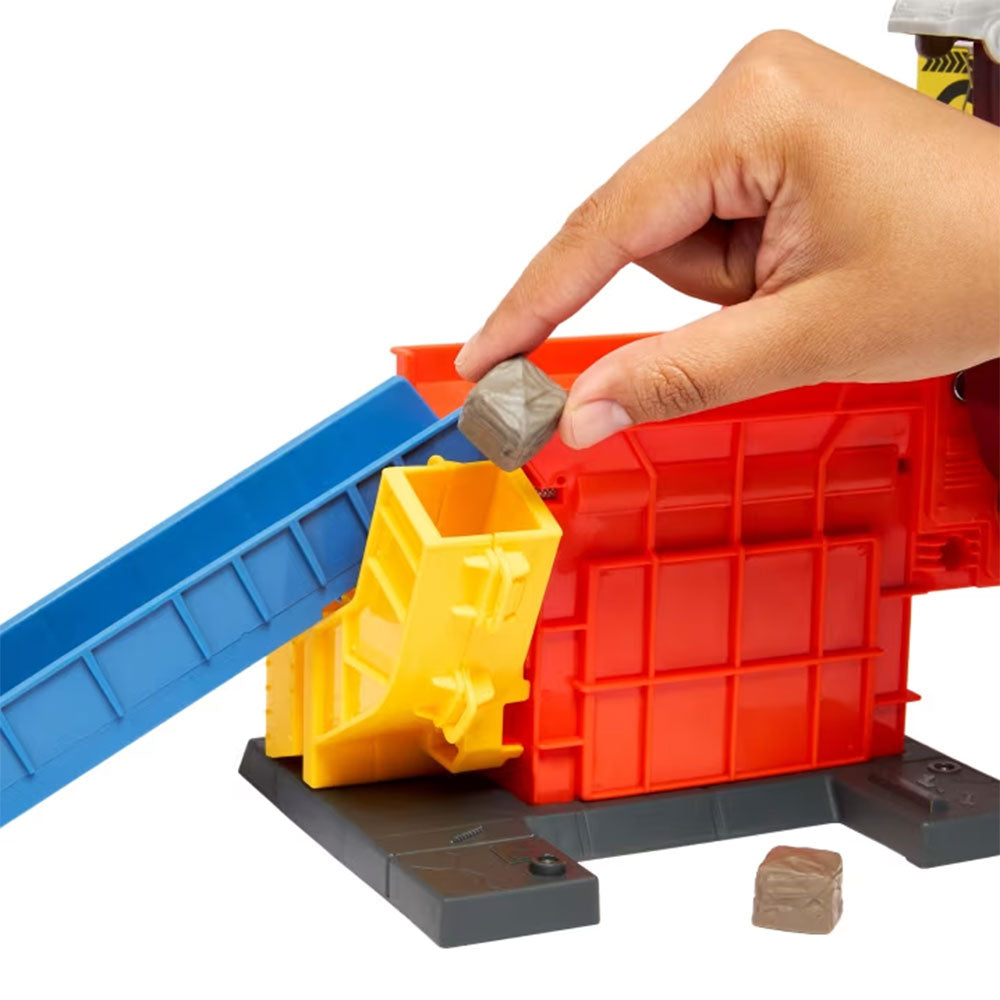 Matchbox Movie Crusher Playset: Set de Juego con Lanzador y Chevrolet Camaro 1969 - Edad 4+