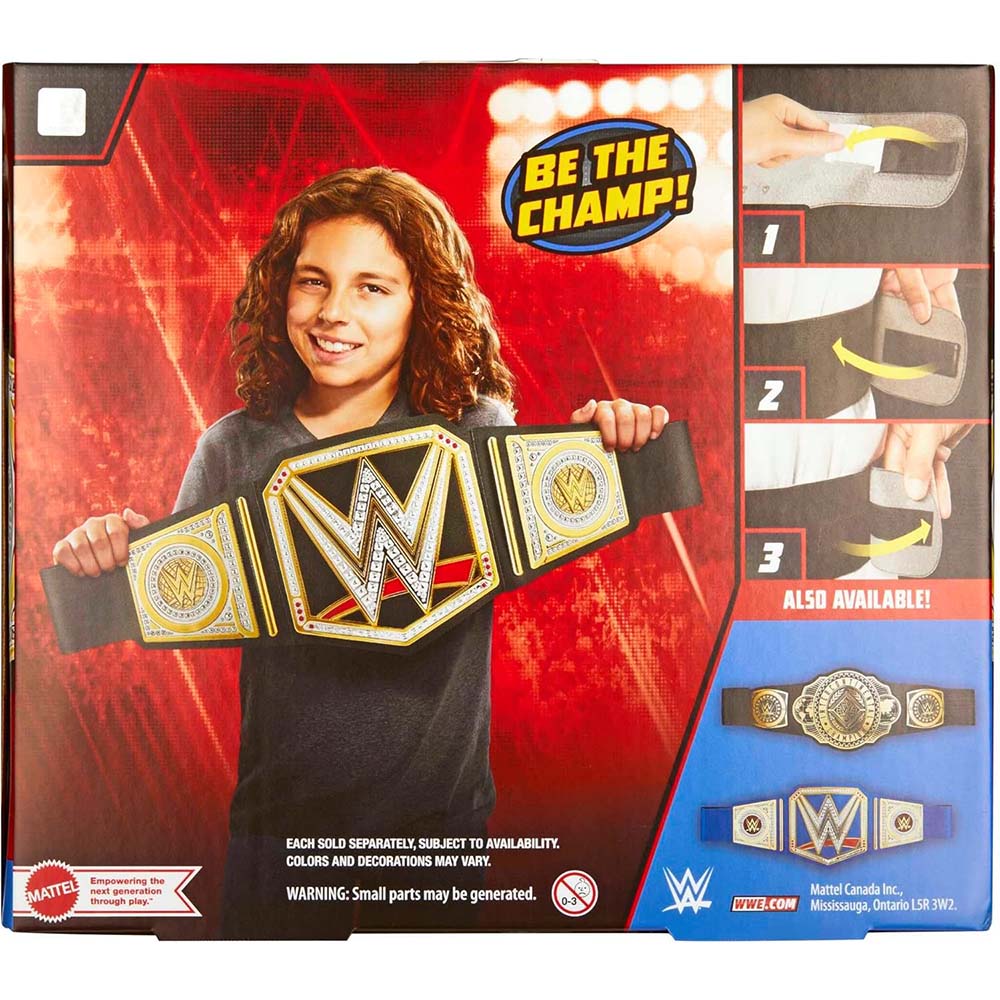 Cinturón de Campeonato WWE HNY41, accesorios de juego de rol