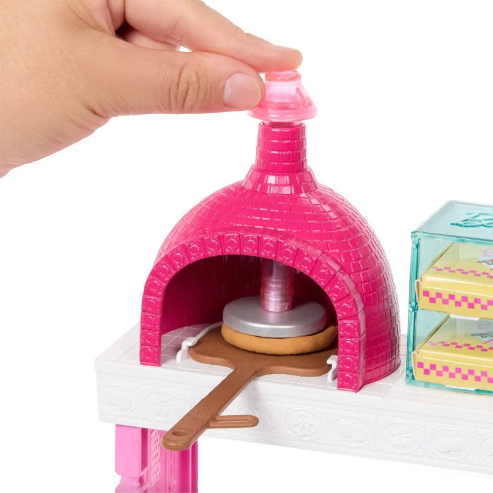 Barbie Set de Juego Pizzería JMK21, sets de juego
