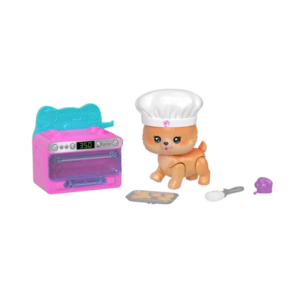 Barbie Dream Squad Pet Puppy With Baking-Themed, muñecas y muñecos