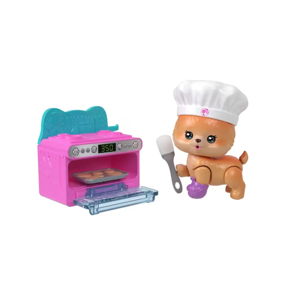 Barbie Dream Squad Pet Puppy With Baking-Themed, muñecas y muñecos