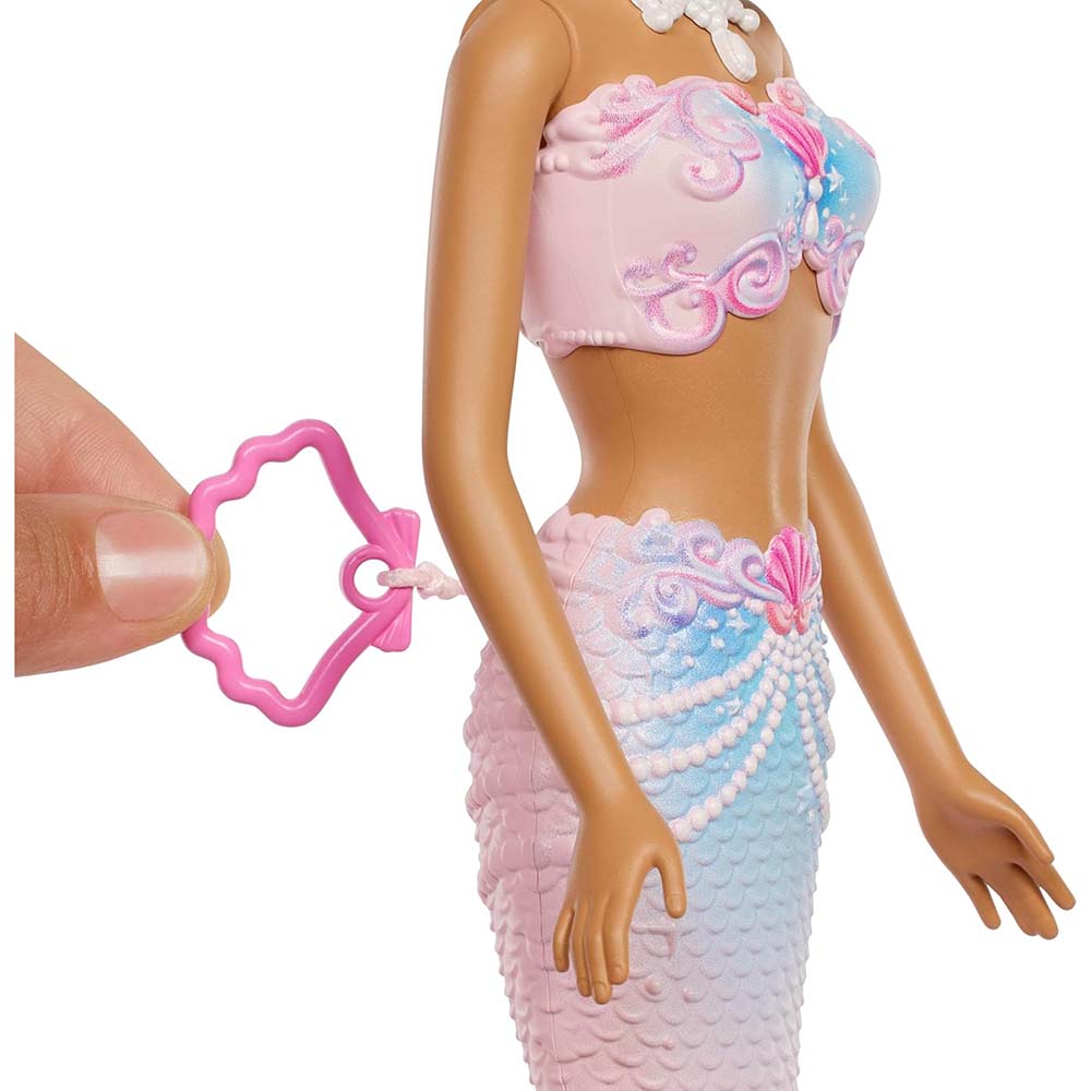 Barbie Fantasía Muñeca Sirena con Burbujas JLW56, muñecas y muñecos