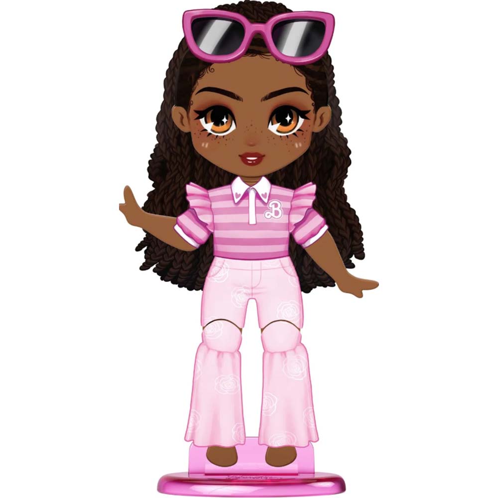 Barbie Muñeca estilo Stickee Pelo Café JMV91, muñecas y muñecos