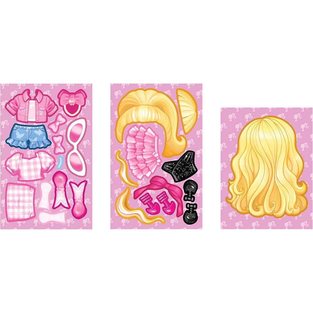 Barbie Stickee Style Muñeca Sorpresa con Modas Adhesivas JMT88, muñecas y muñecos