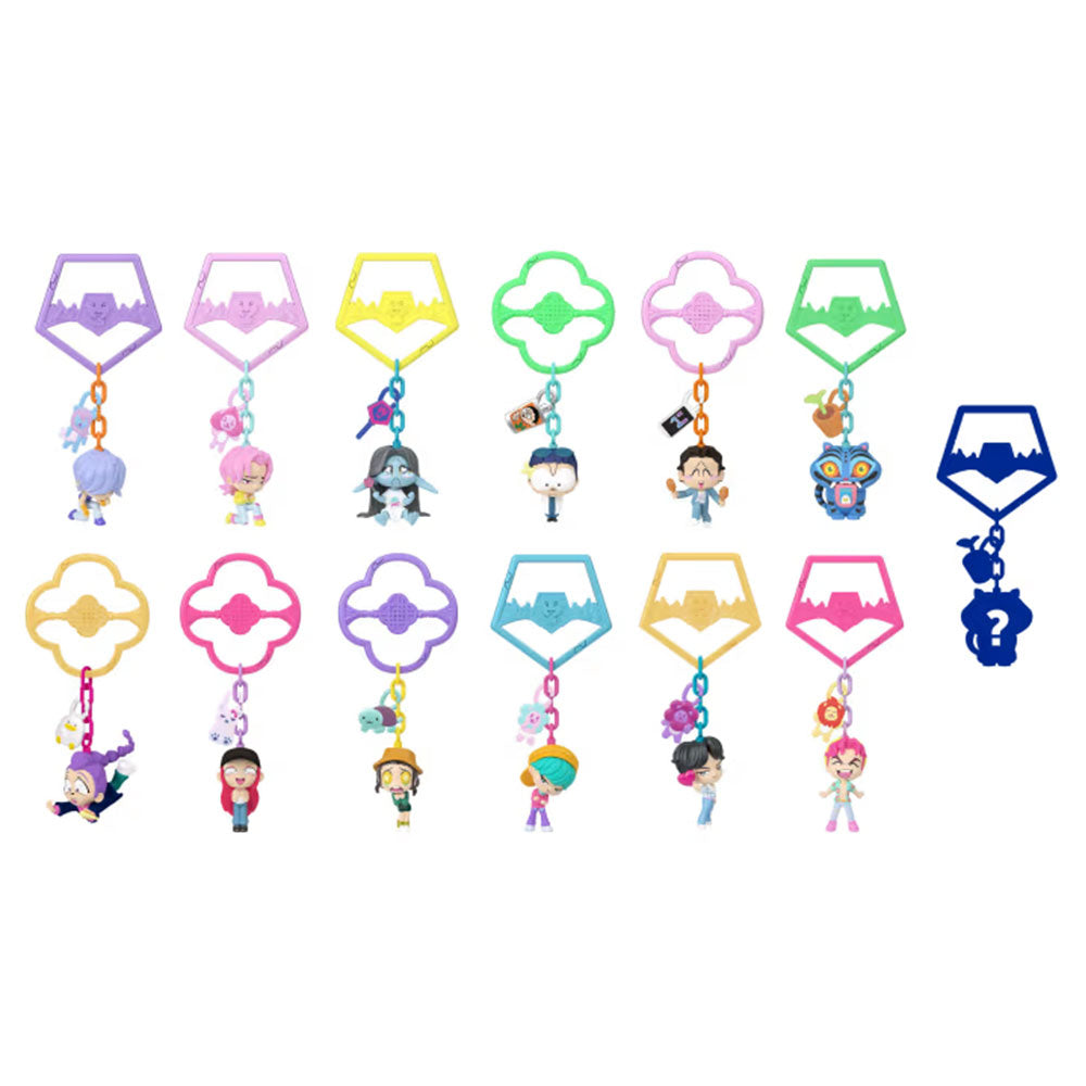 Mattel KPop Demon Hunters Mini Llaveros Coleccionables, coleccionables sorpresa