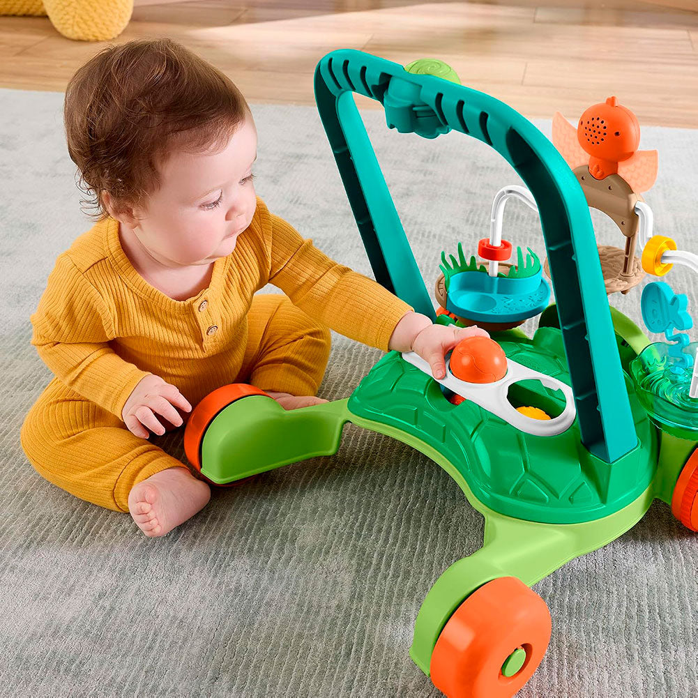 Fisher-Price Andadera Tortuga Primeros Pasos, juguetes didácticos