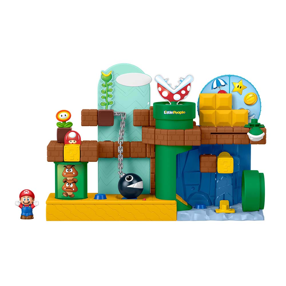 Fisher-Price Little People Nintendo Mundo de Mario Bros JHG61, figuras de colección