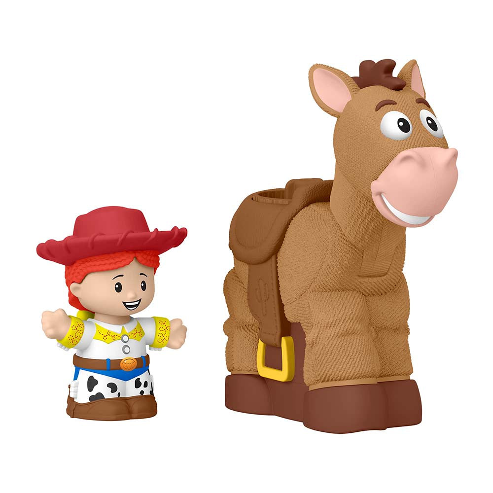 Fisher-Price Little People Toy Story Bobbin’ Bullseye y Jessie JKB08, figuras de colección
