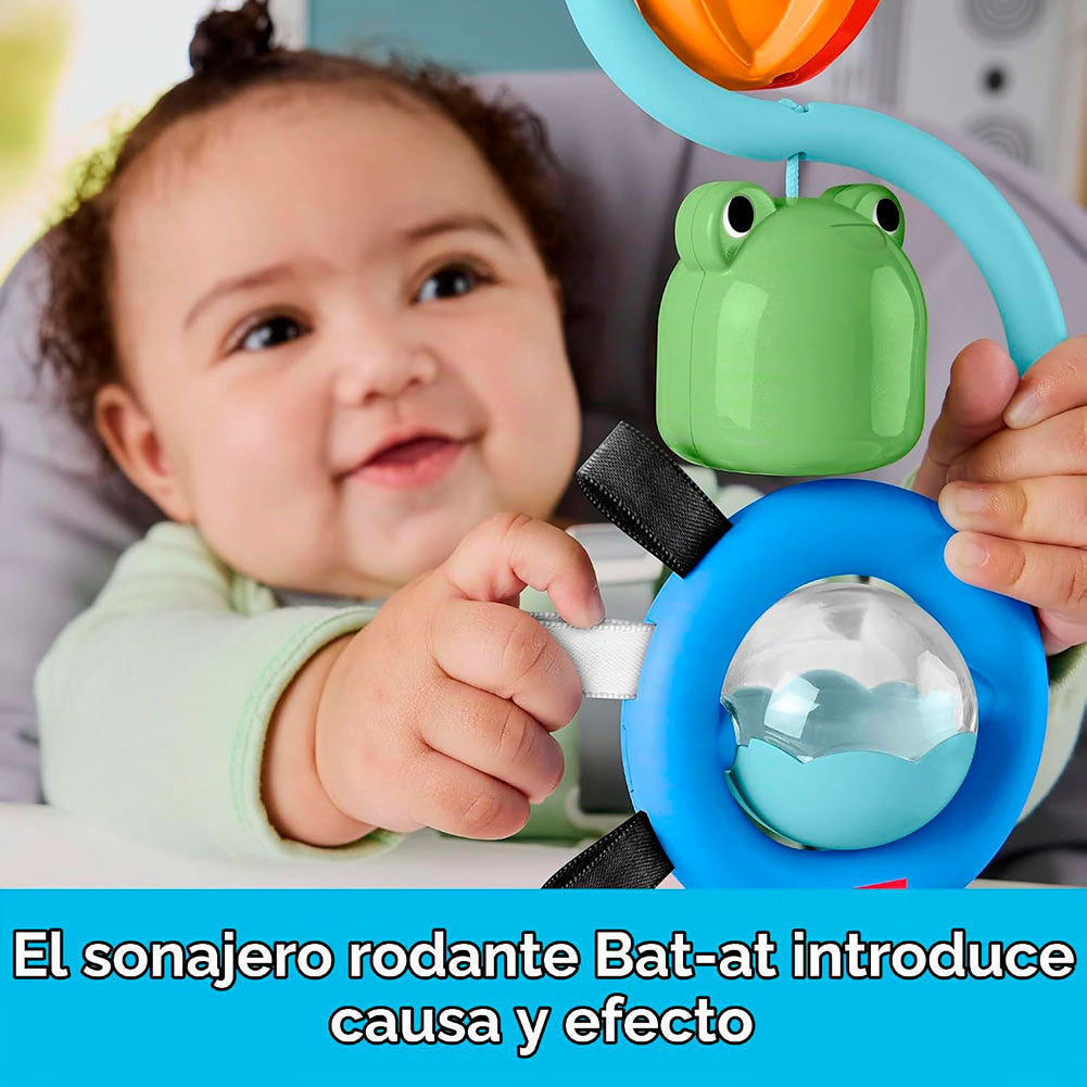 Fisher-Price Juguete para Trona con Sonidos Sensoriales, juguetes didácticos