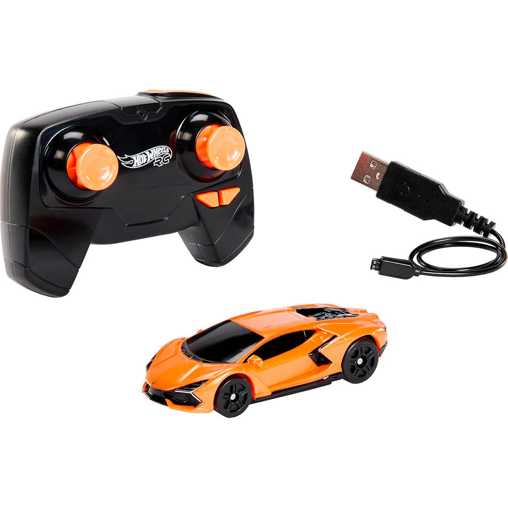 Hot Wheels RC Lamborghini Revuelto 1:64 HWW55, vehículos a control remoto a escala 1:64