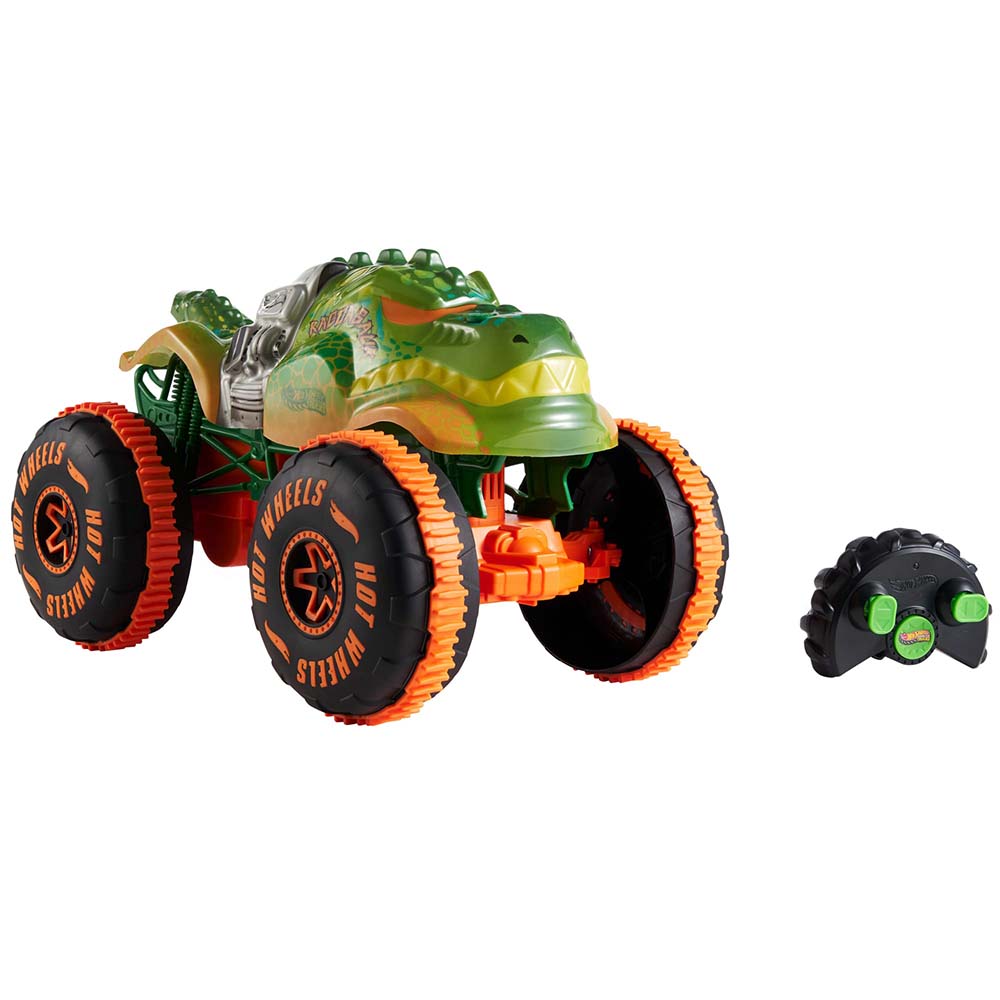 Hot Wheels Monster Trucks RC Rageasaur Escala 1:15 RC JBH03, vehículos a control remoto
