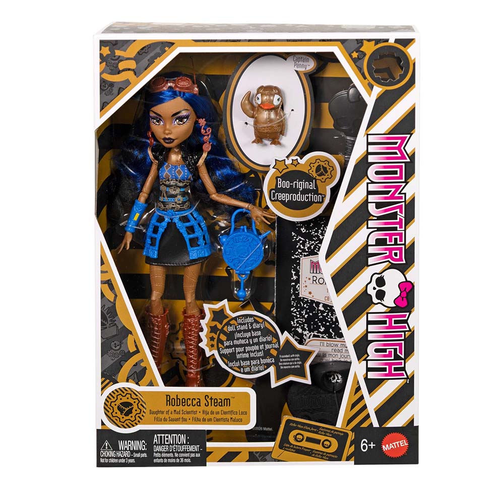 Monster High Boo-Riginal Creeproduction Robecca Steam JHK59, muñecas y muñecos